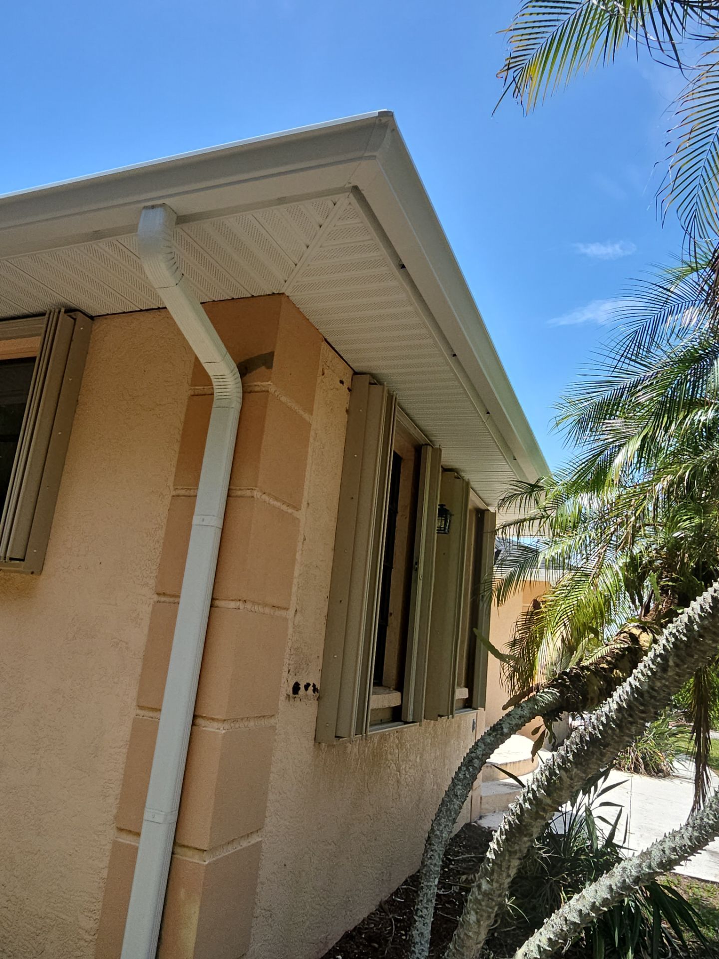 Gutter & Soffit Project in Englewood, FL by Gutter Professors
