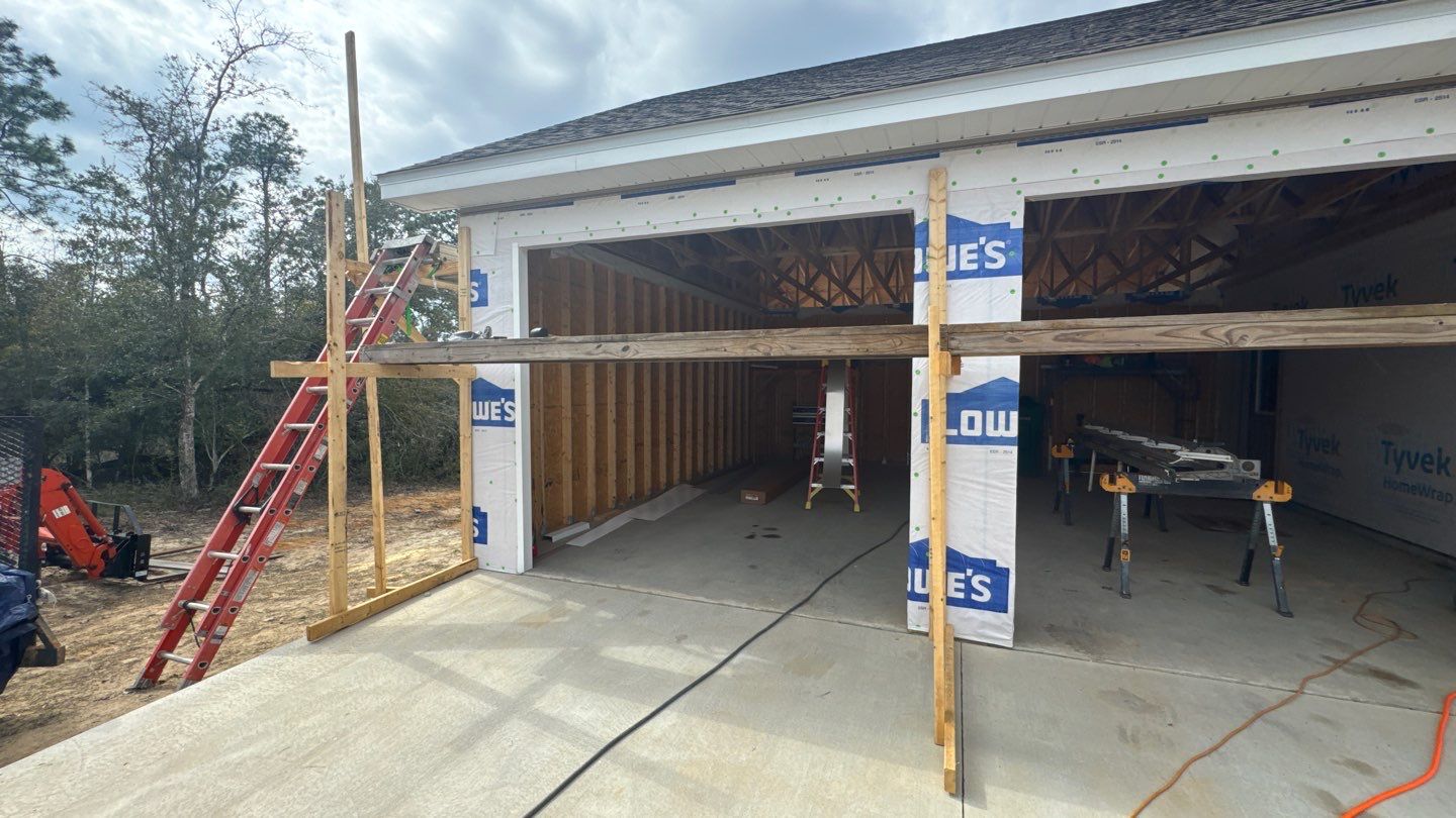 Garage Addition with power  by JB's Contracting and Maintenance LLC