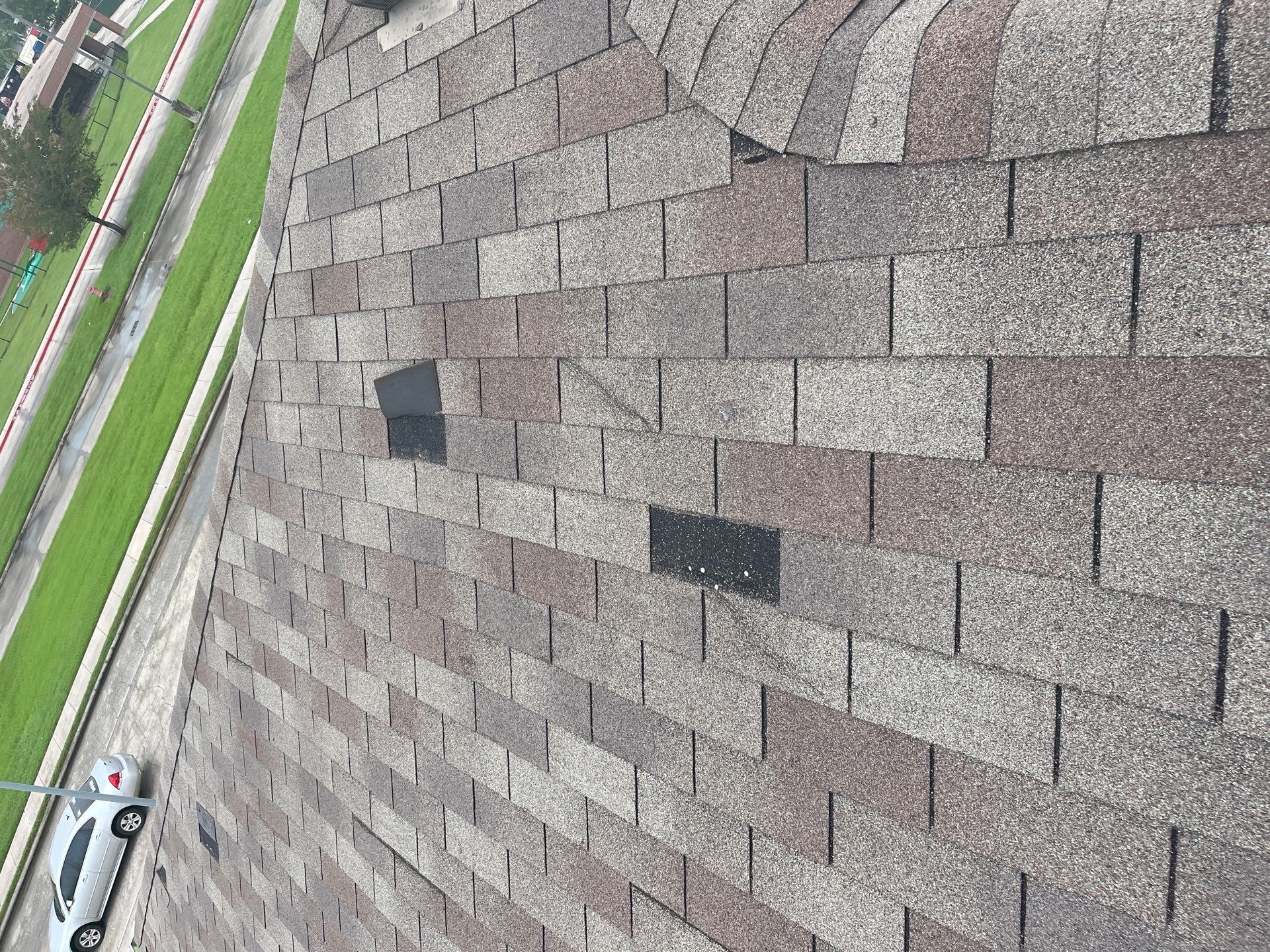 Hail Damage using Owen's Corning Duration (Lifetime) Shingles by Roof Repair Company