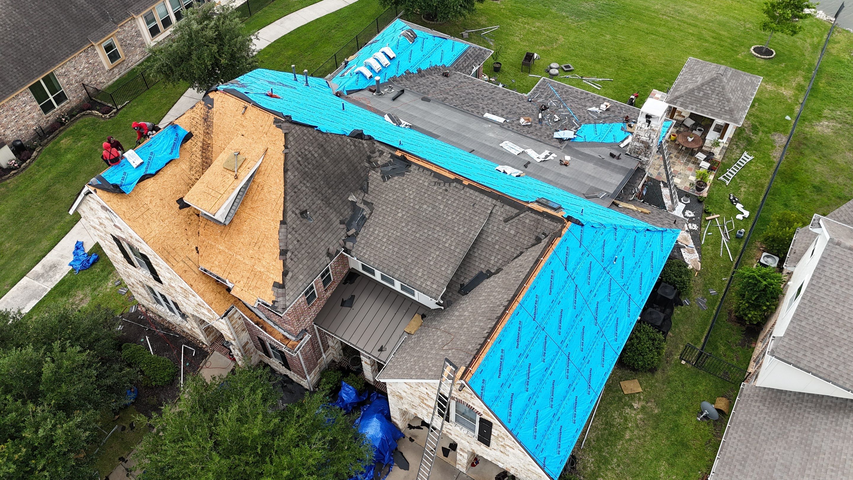 Residential Roofing Installation using IKO Dynasty by Core Four Roofing