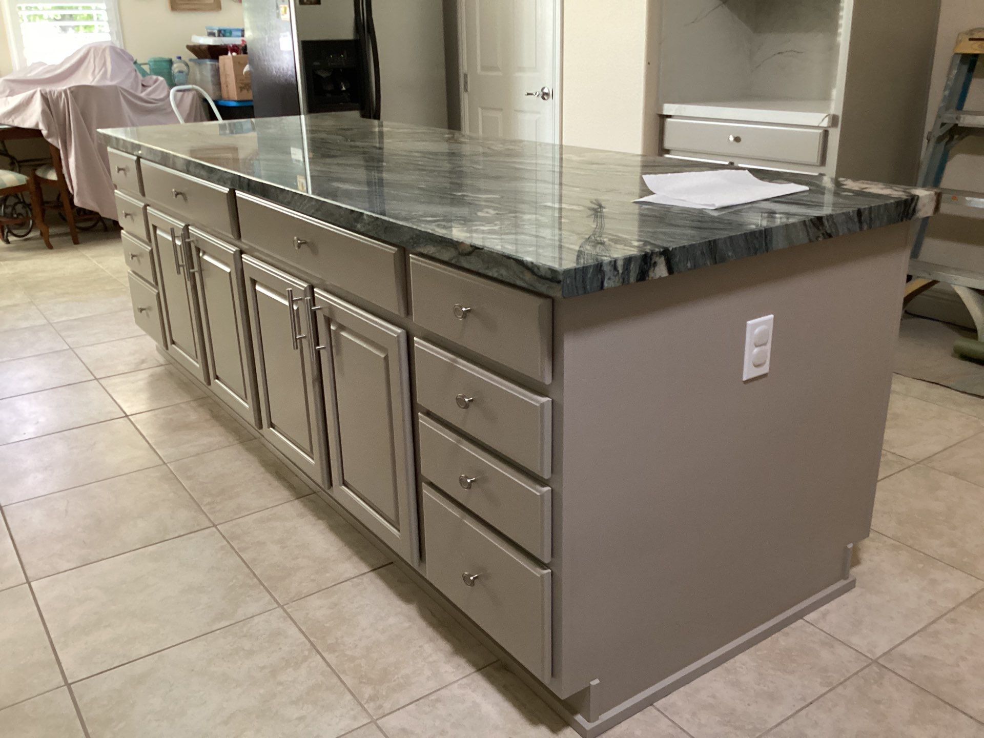 Cabinet Painting Project in Manteca California by Lancaster Painting