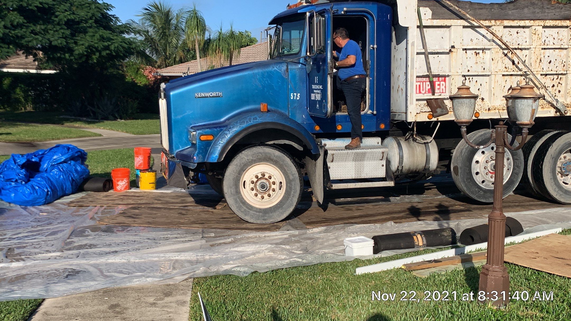 Residential Roofing Installation using 1" Nail strip metal roof by BLUES BROTHERS ROOFING