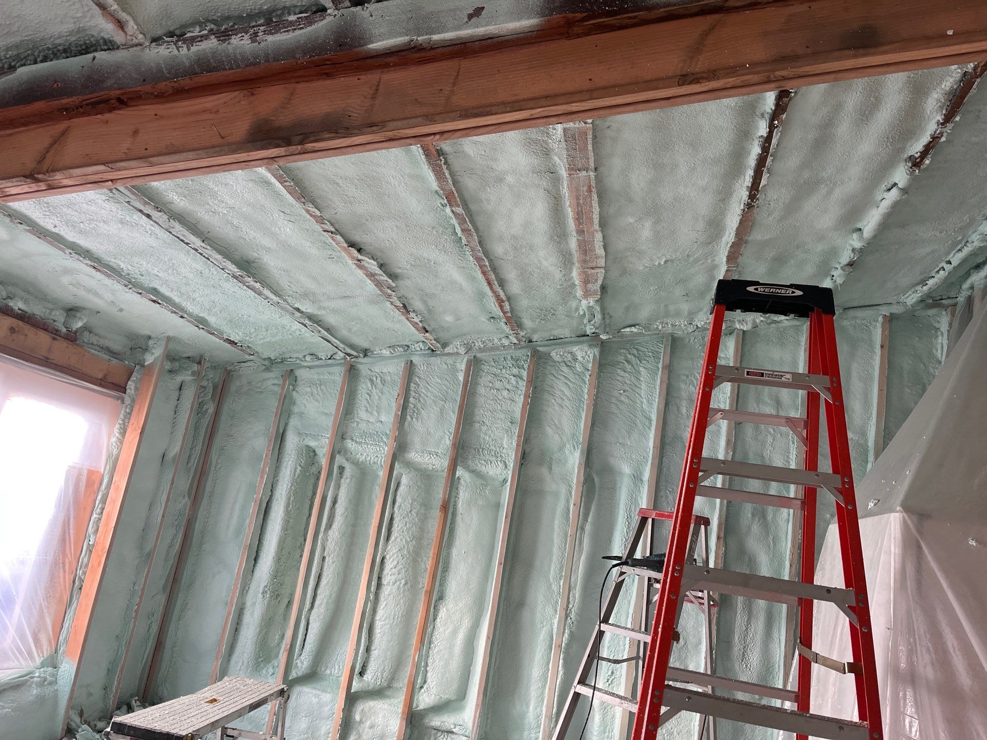 Home Remodel using Closed Cell Spray Foam by NYS Foam & Energy