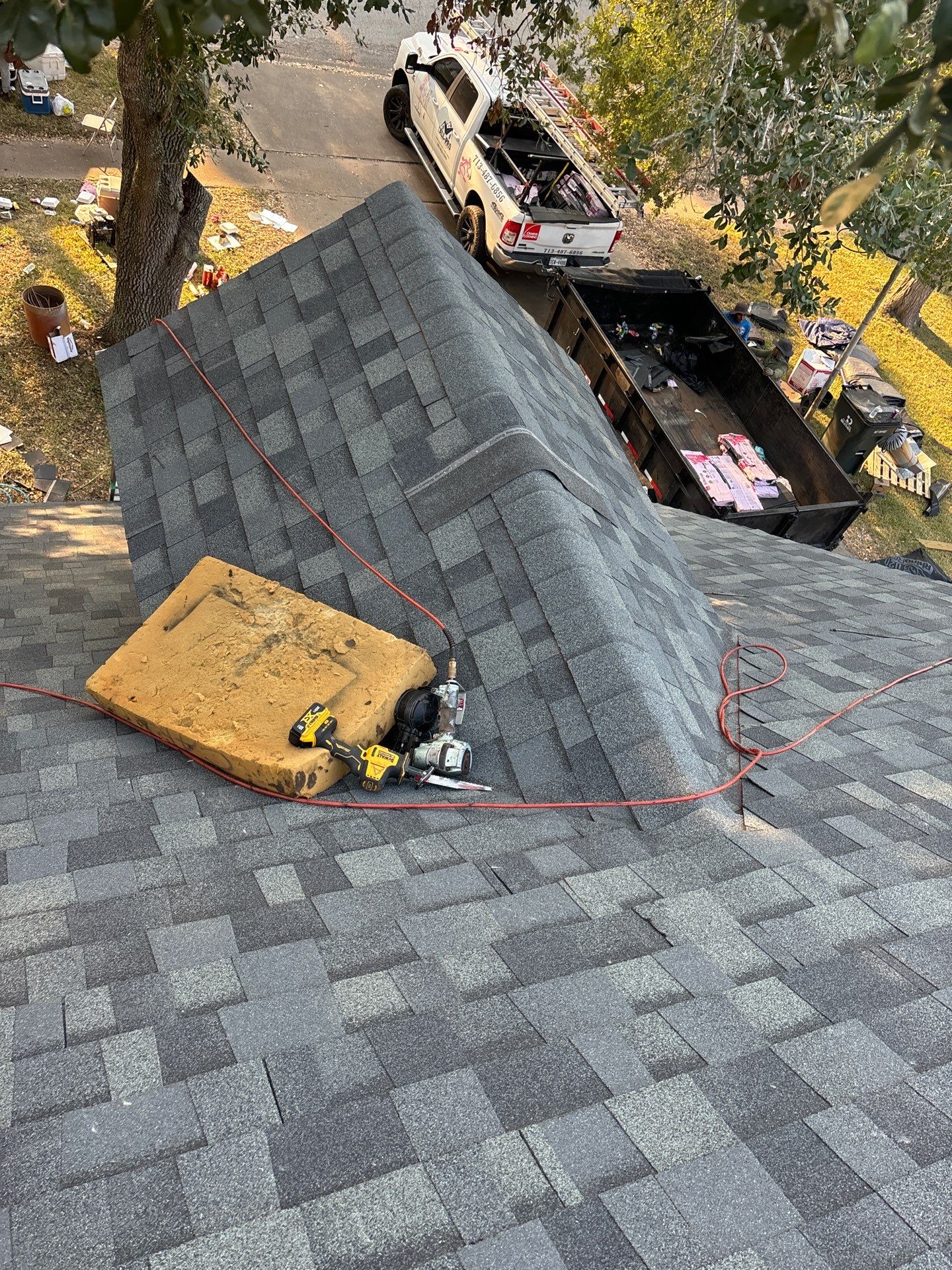 Residential Roofing Installation using Owen's Corning Duration (Lifetime) Shingles by Roof Repair Company
