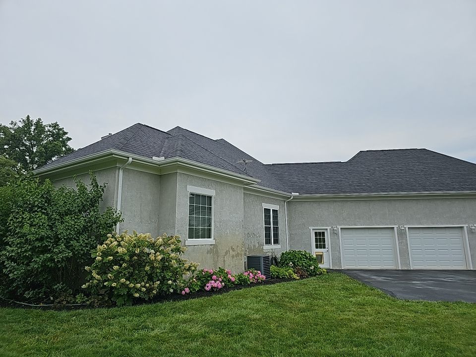 Residential Roofing Installation using Atlas Pinnacle Black Shingles by 614 Exteriors