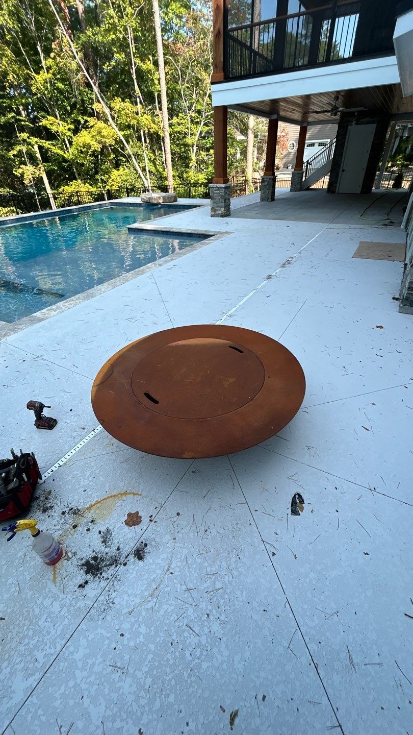 Firepit Installation by Smucker Mechanical