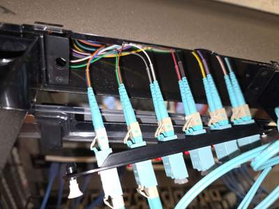 Structured cabling installation by CimaSolutions
