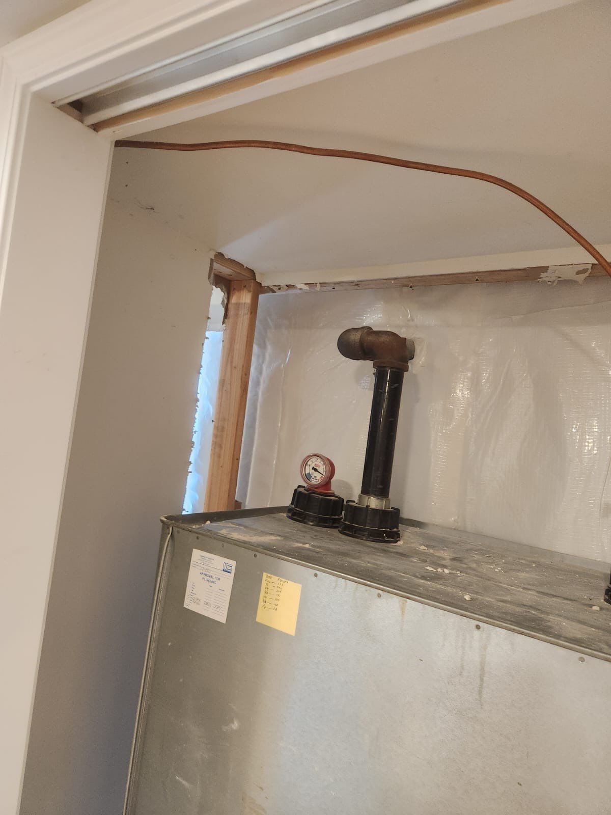 Interior French Drain & Wall Vapor Barrier Boonton NJ by Pure Service Pro, LLC 