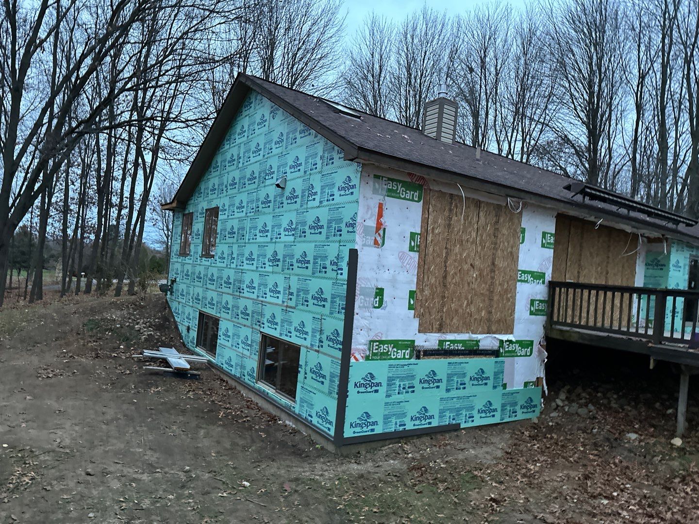 Siding Replacement using Alside S7 Cedar Mill Grain Composite by 180 Contractors