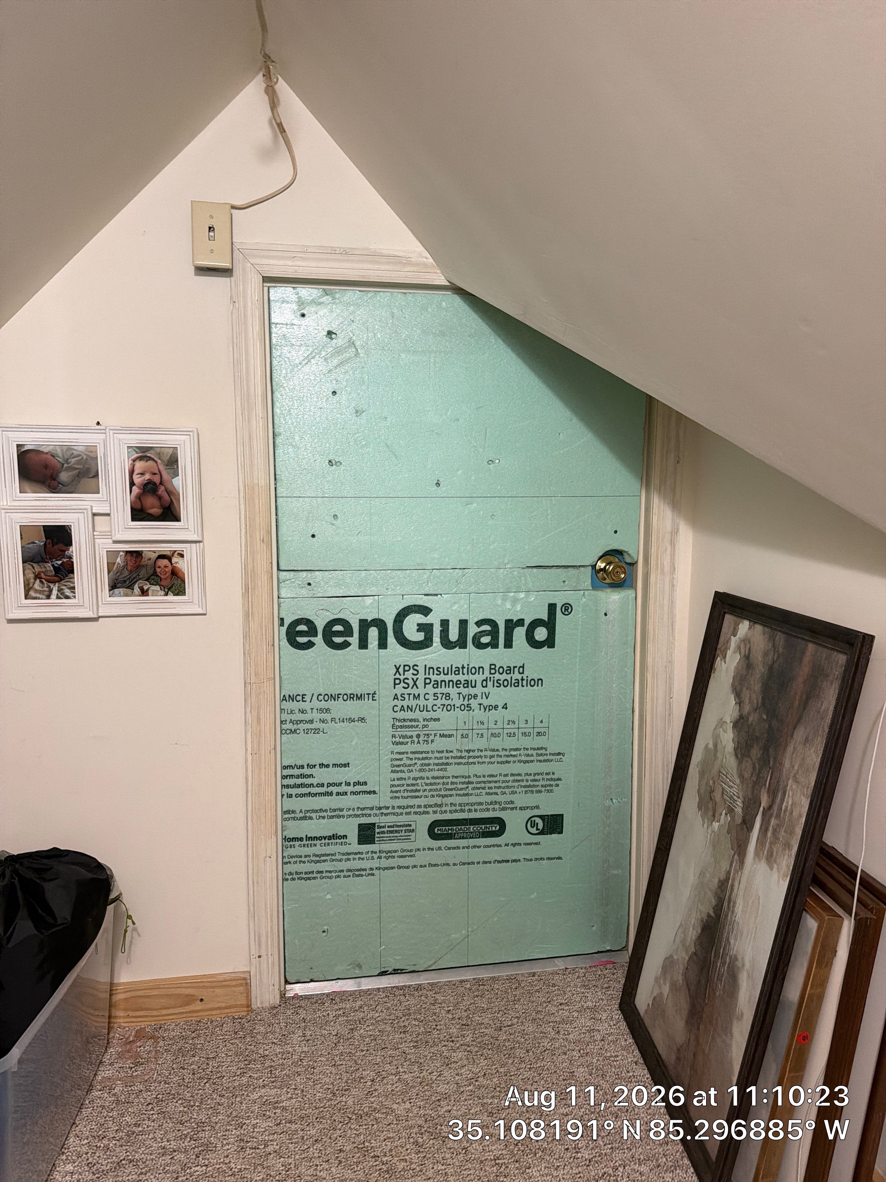Attic Energy Efficiency Upgrades With Rigid Foam Insulation in Chattanooga by CompanyCam Sales Demo
