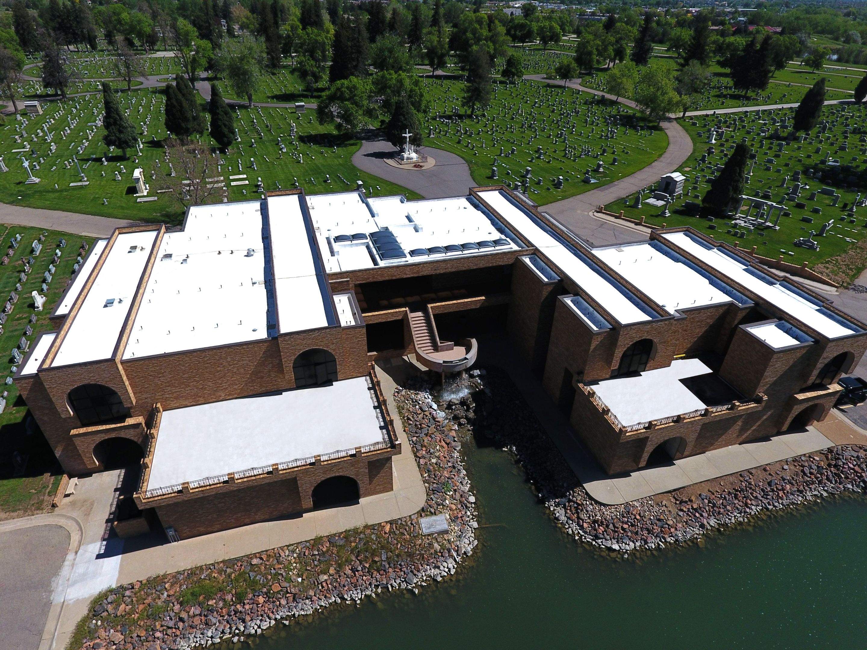 Mount Olivet Cemetery by Vertical Roofing Co