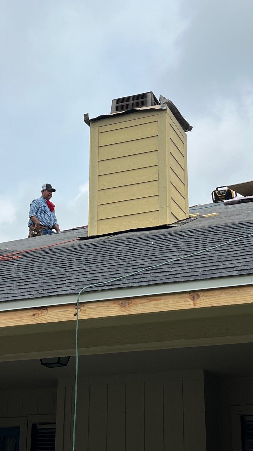 Nothing looks nicer than a little black roof by Bayfront Roofing and Construction