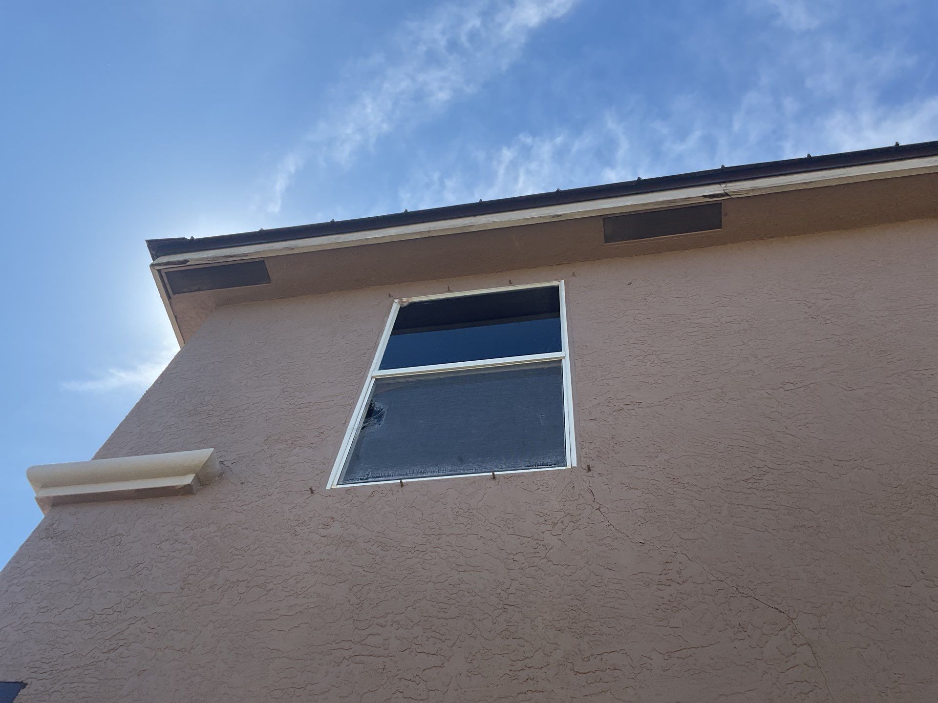 Brown Seamless Gutters using Royal Brown in Cape Coral by Gutter Professors