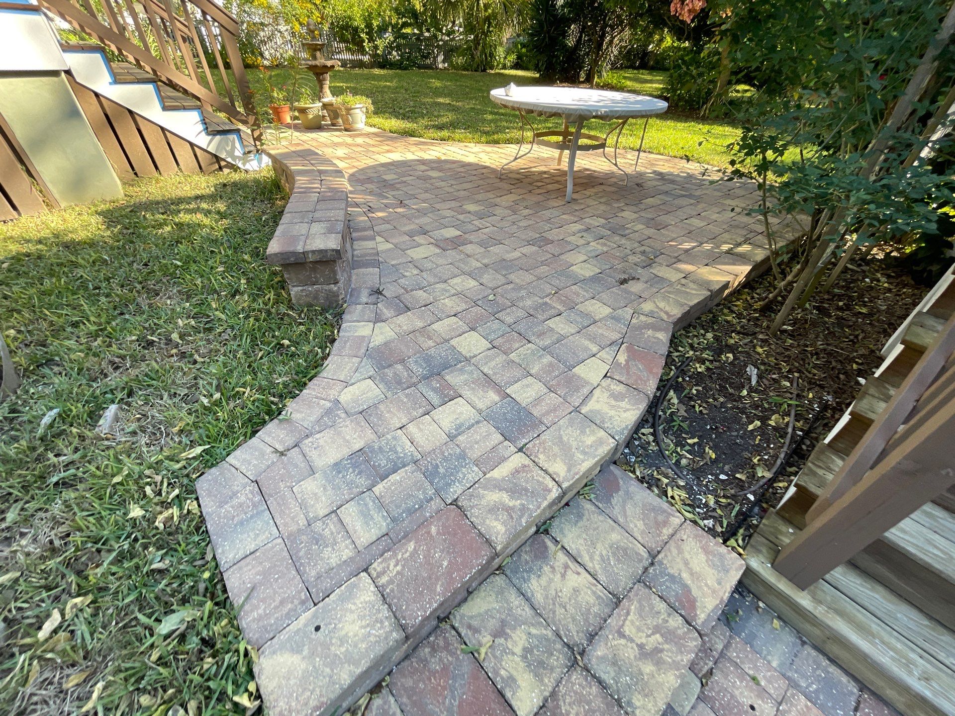 Paver Driveway using Wet Look TopCoat by DuraSeal