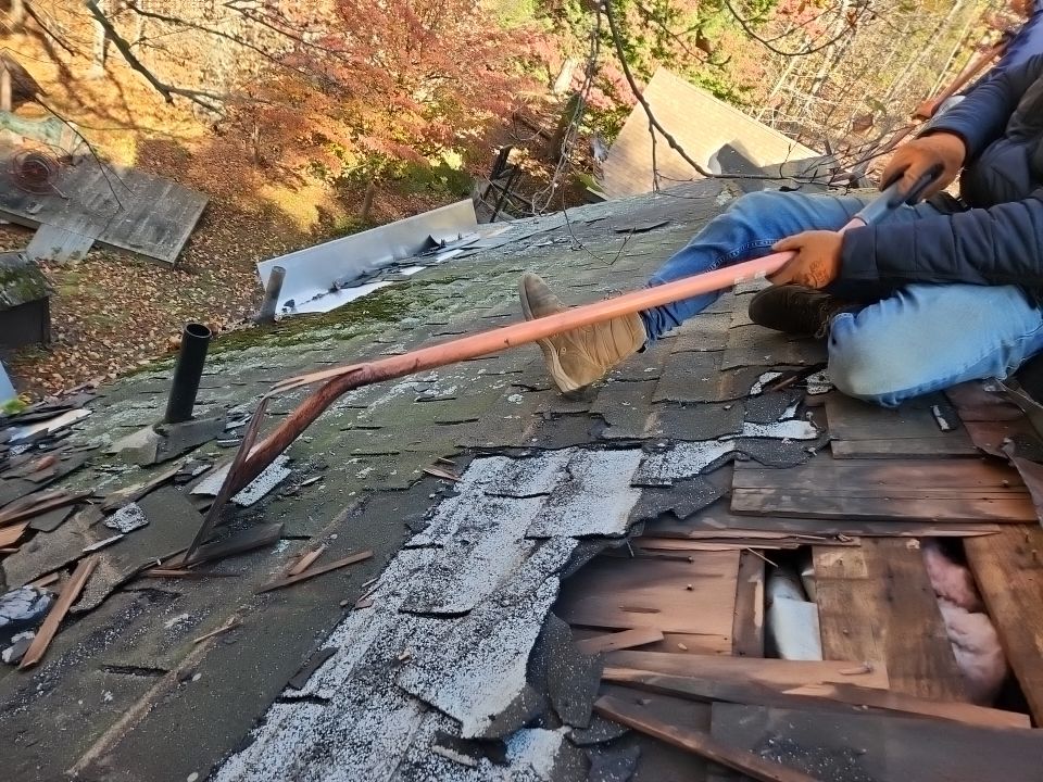 Residential Roofing Installation using Owens Corning TruDefinition Desert Tan by A Plus Exterior