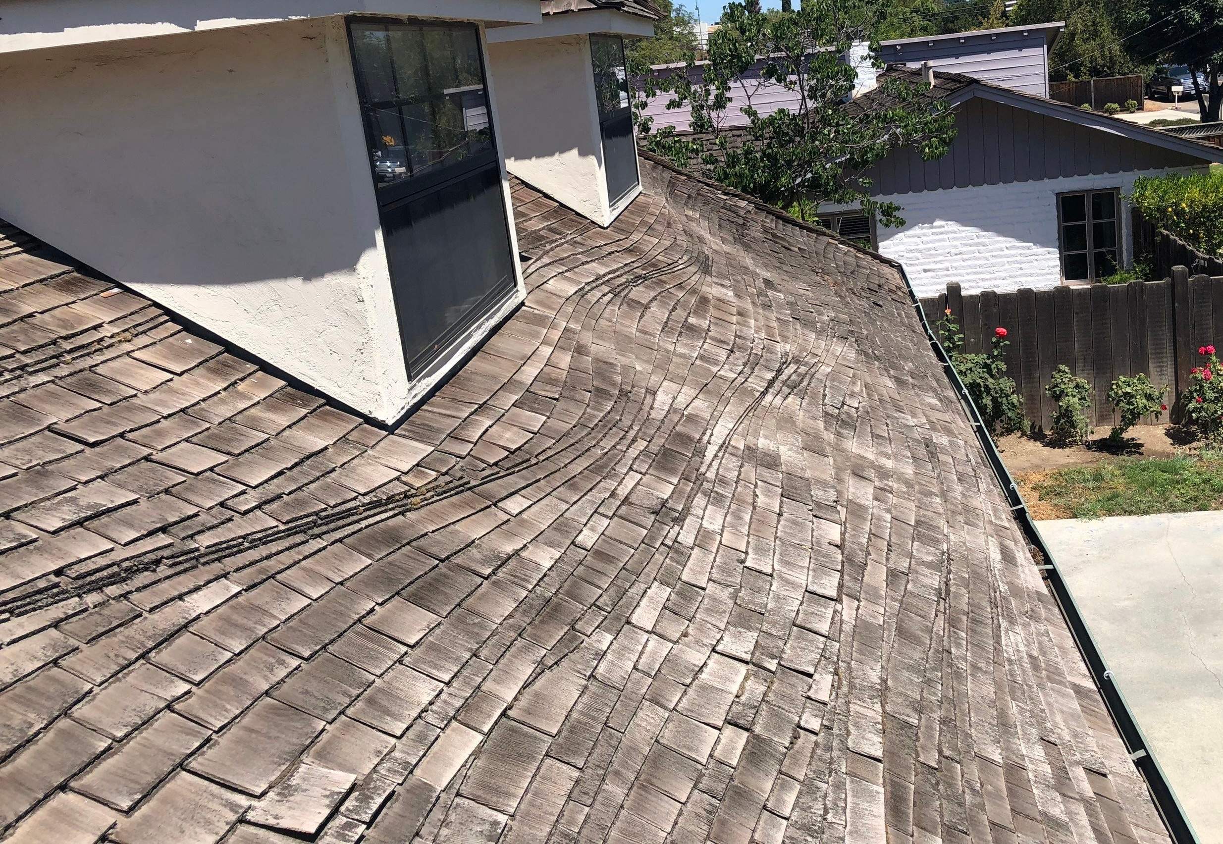 Wood Shake Roof Repair and Shingle Replacement in Los Gatos by Eastman Roofing & Waterproofing Inc.