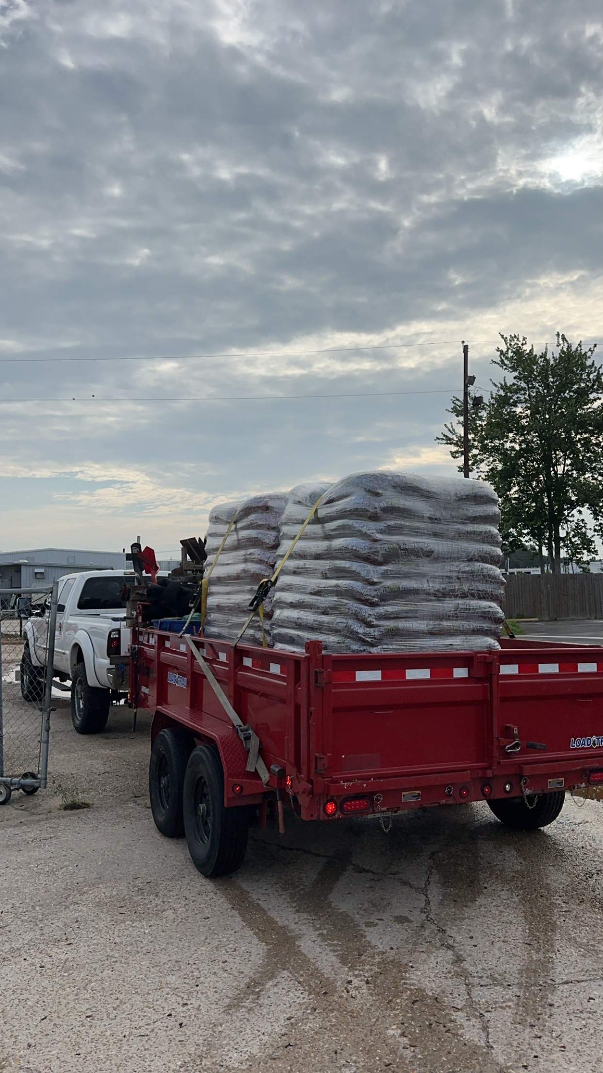 COMMERCIAL: HEDGE TRIM / BED CLEAN / MULCH INSTALL using BROWN MULCH "BARK BRITE" by CutScape, LLC.
