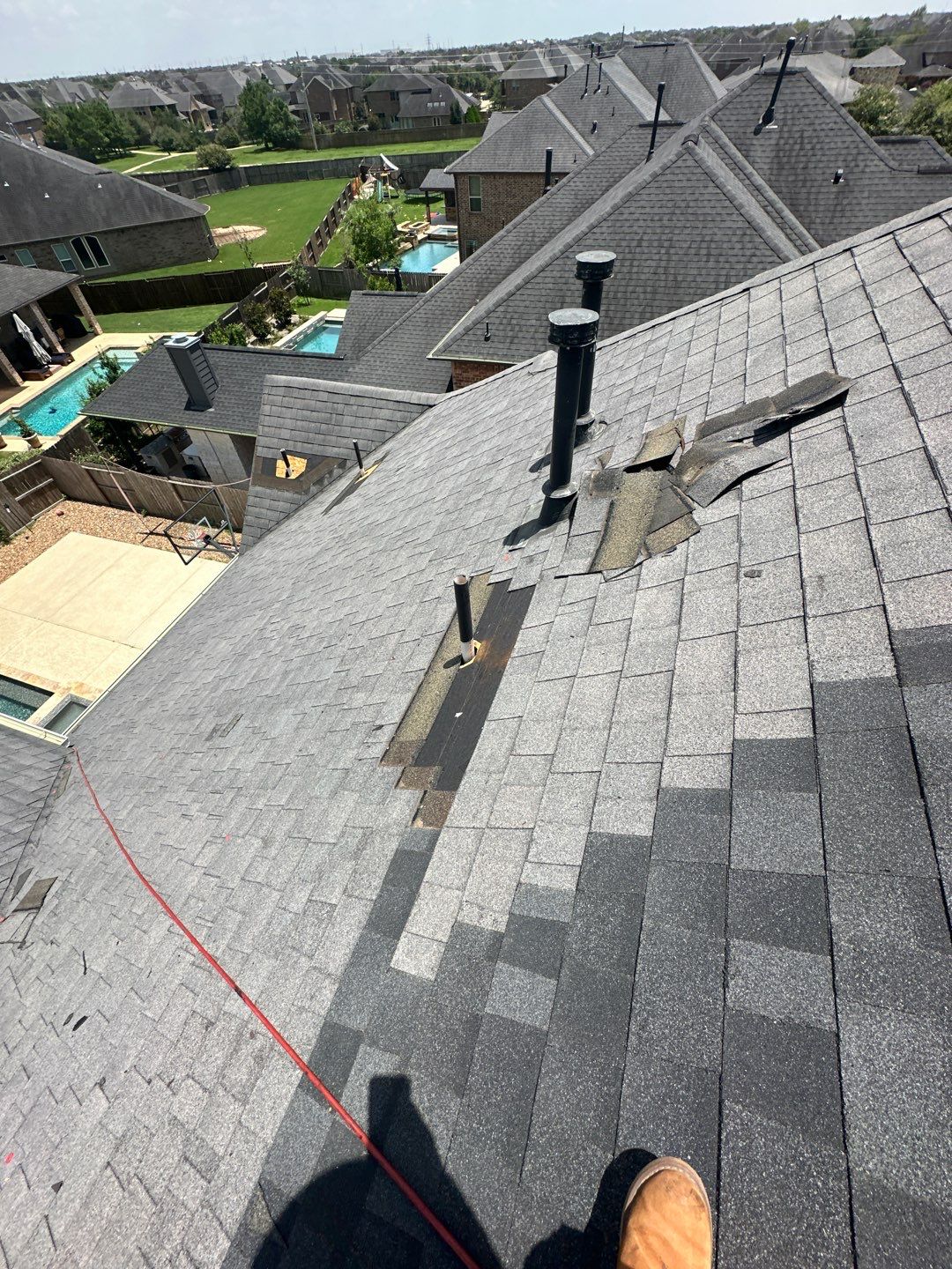 Residential Roofing Repair using Owen's Corning Duration (Lifetime) Shingles by Roof Repair Company