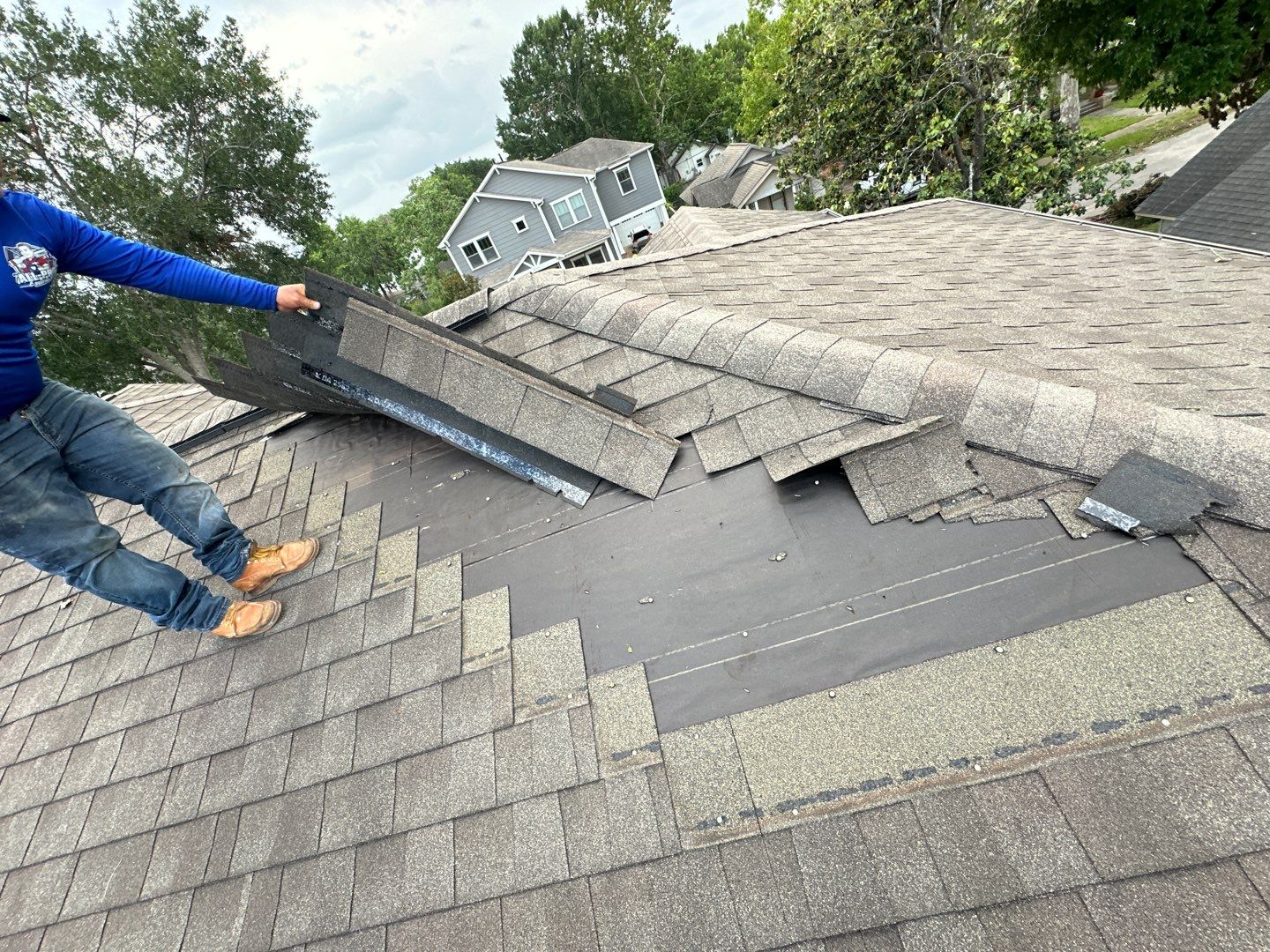 Residential Roofing Repair using Owen's Corning Duration (Lifetime) Shingles by Roof Repair Company