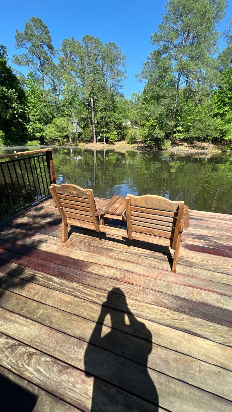 Dock using Wood Sealant by DuraSeal