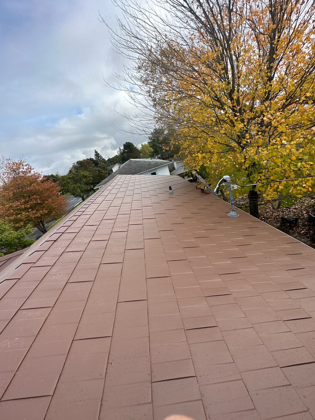 Residential Roofing Installation using Wakefield Bridge Steel Shingle by Ideal Steel by Artisan Roofing & Home Improvements Inc.