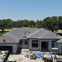 Westlake Plantation Slate Like Dark Charcoal Blend by Total Roofing System The Metal Roof Experts