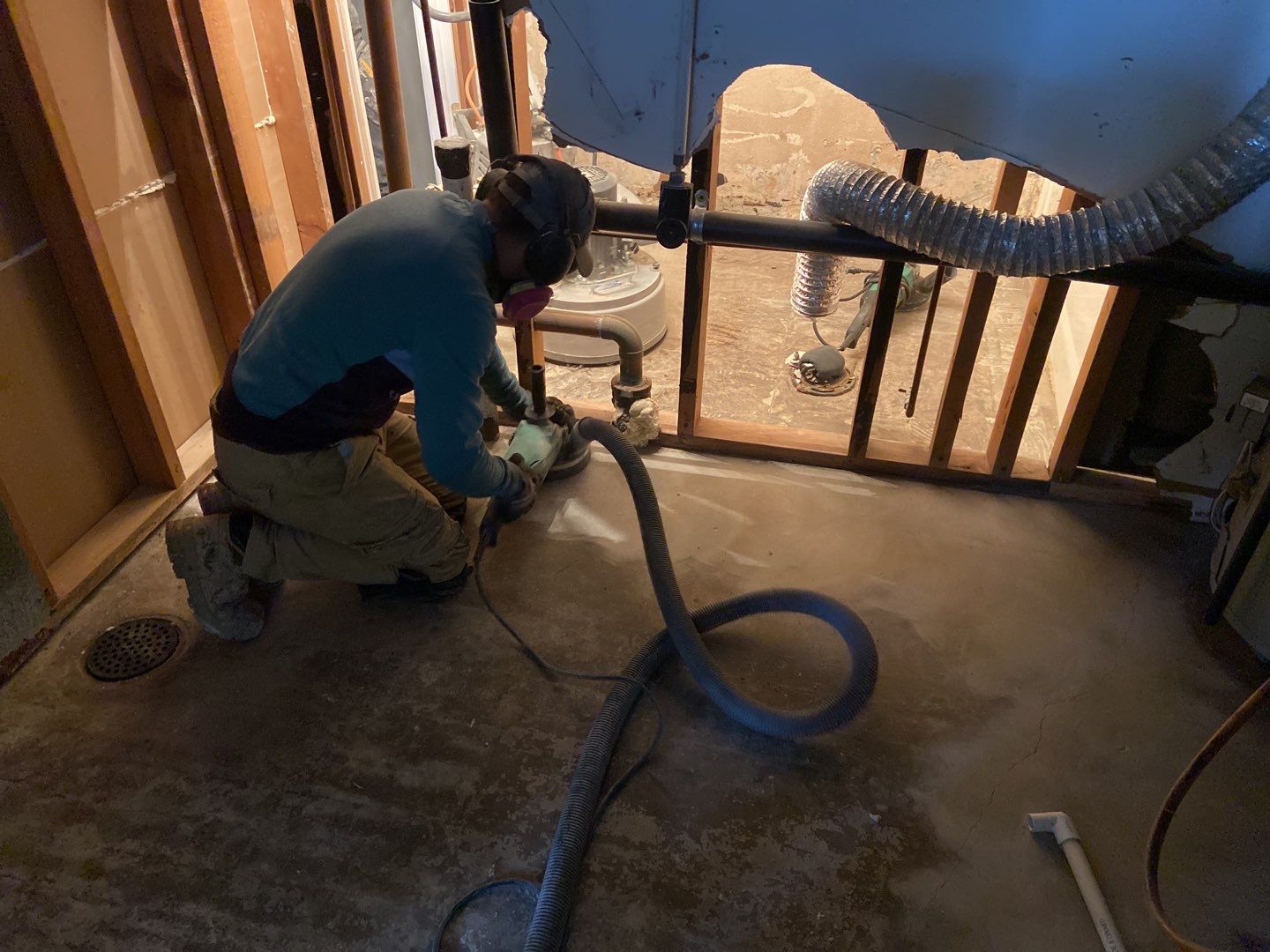 Basement using Silver Creek by Select Painting, Coatings & Garage Cabinets