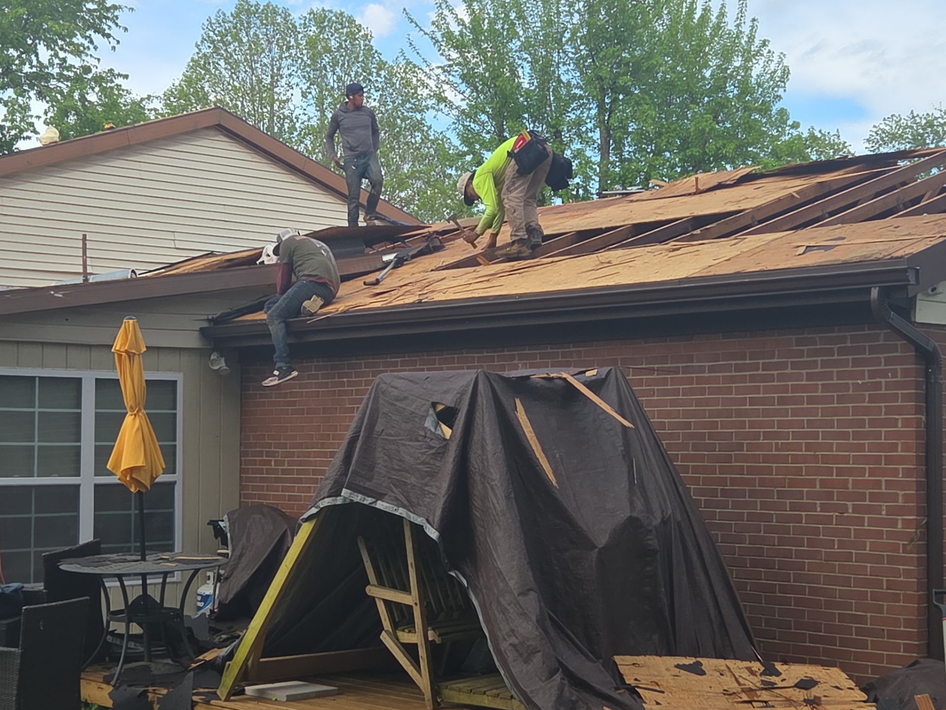 Full Residential Roof Replacement and Decking Installation in Ona, WV by Mr. Roofer