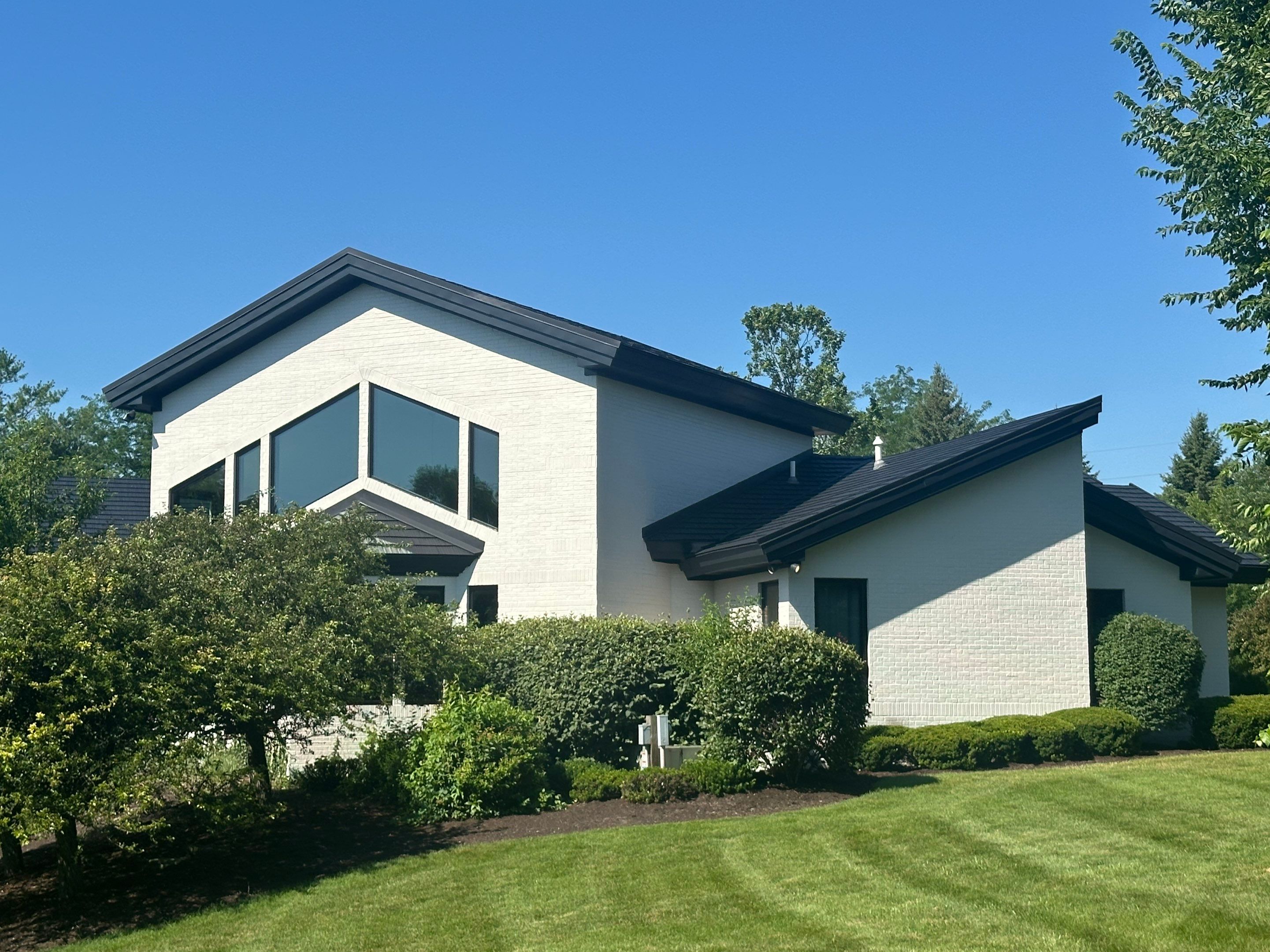 Black Frost Metal Shake Roof & Modern Exterior Renovation – Fort Wayne, IN by 4Ever Metal Roofing