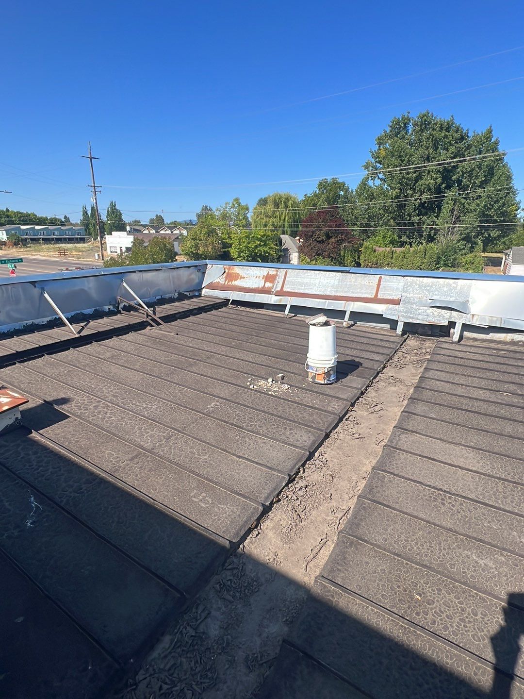 Commercial Roofing Installation using GAF 60Mil TPO  by Orezona Building & Roofing Company, Inc.