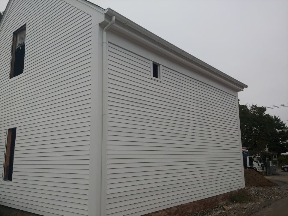 Bridgewater, MA Gutter Installation using Half Round Aluminum Gutter by Gutter Pro Enterprises