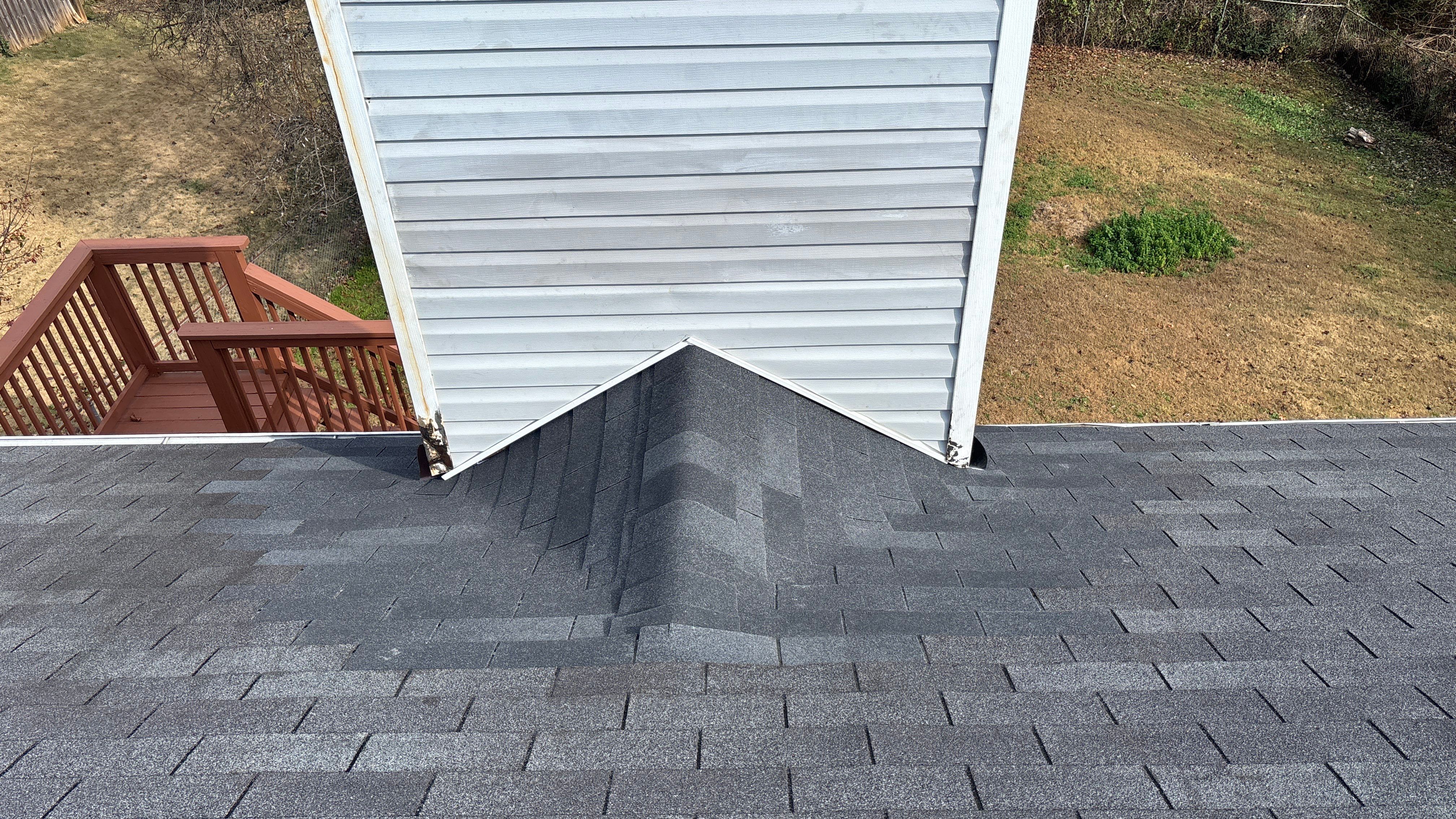 Wrong Installation  by Deerfield Roofing LLC