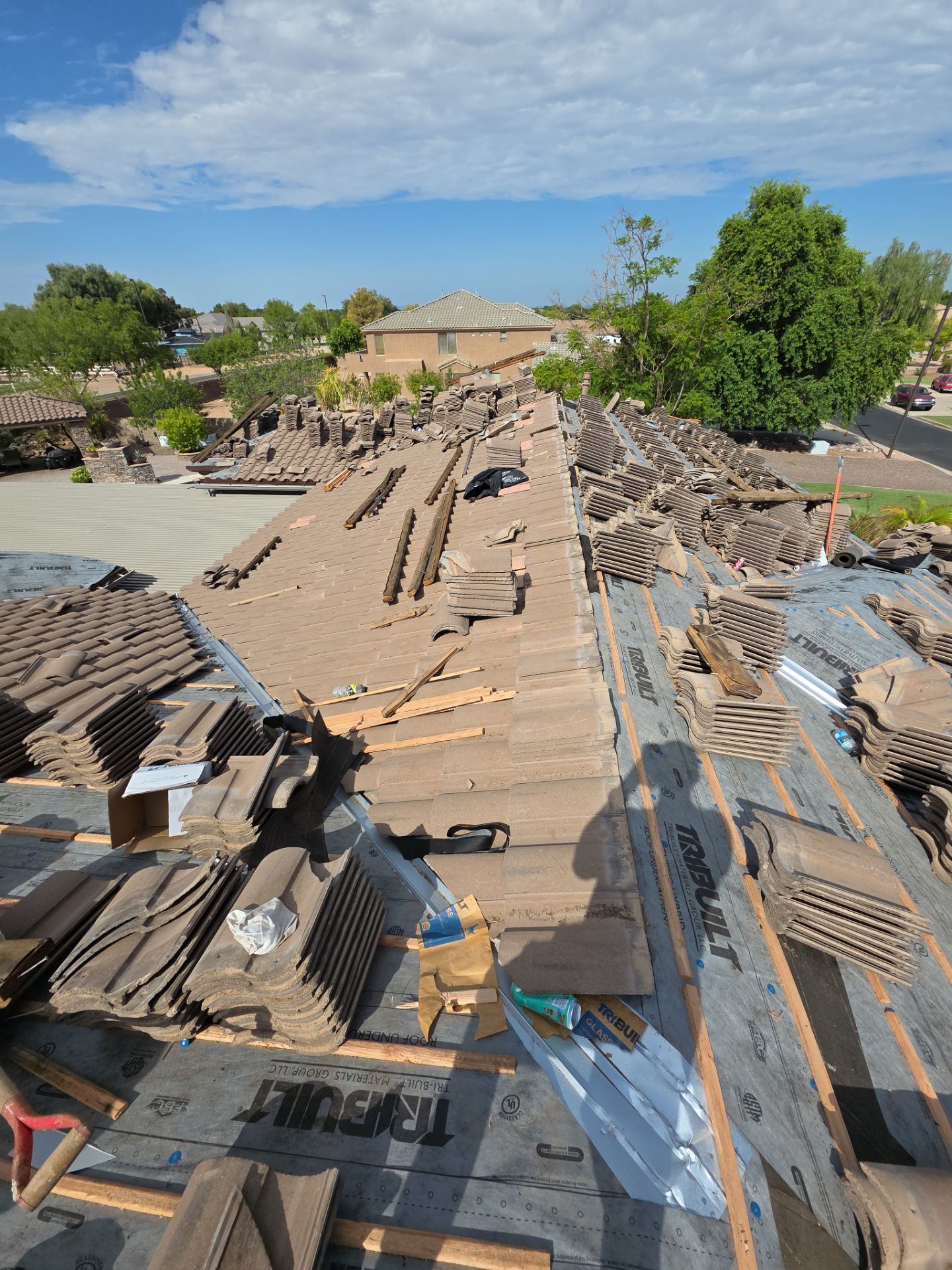 Recent Rain and Storm Damage in Gilbert by Weather-Tite Roofing
