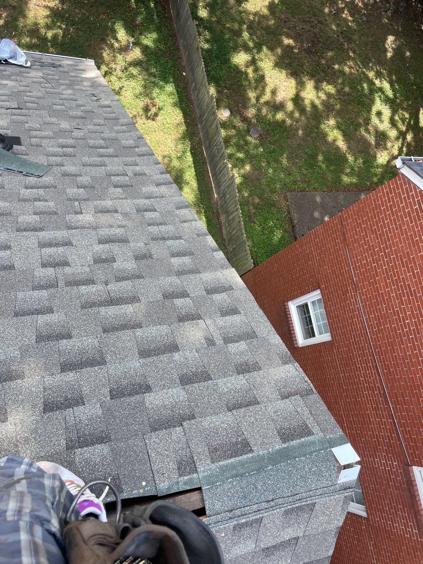 Residential Roofing Installation using GAF Timberline HDZ Weathered Wood by Rainstoppers Roofing
