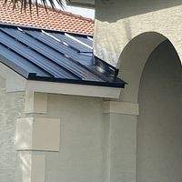 24ga 1" Nail-Strip Matte Black by Total Roofing System The Metal Roof Experts