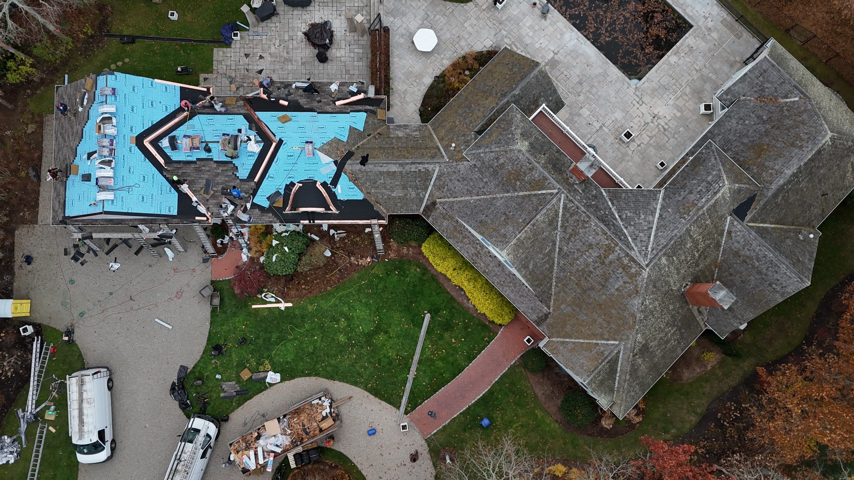 Premium Cedar Shake Roof Replacement Project in Barnstable by Mighty Dog Roofing of Greater Middlesex County