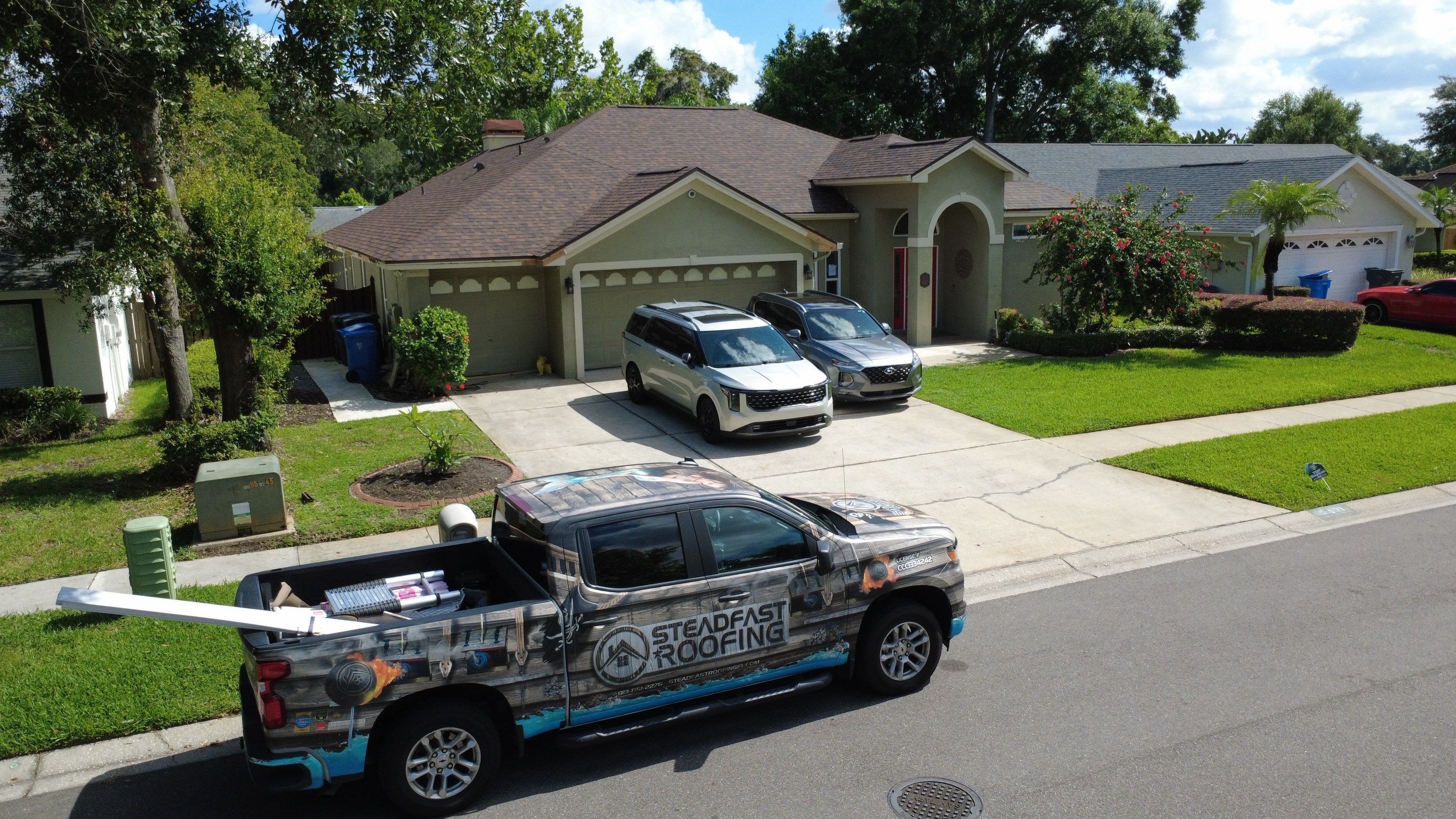 Roof Replacement in Tampa, FL by Steadfast Roofing 