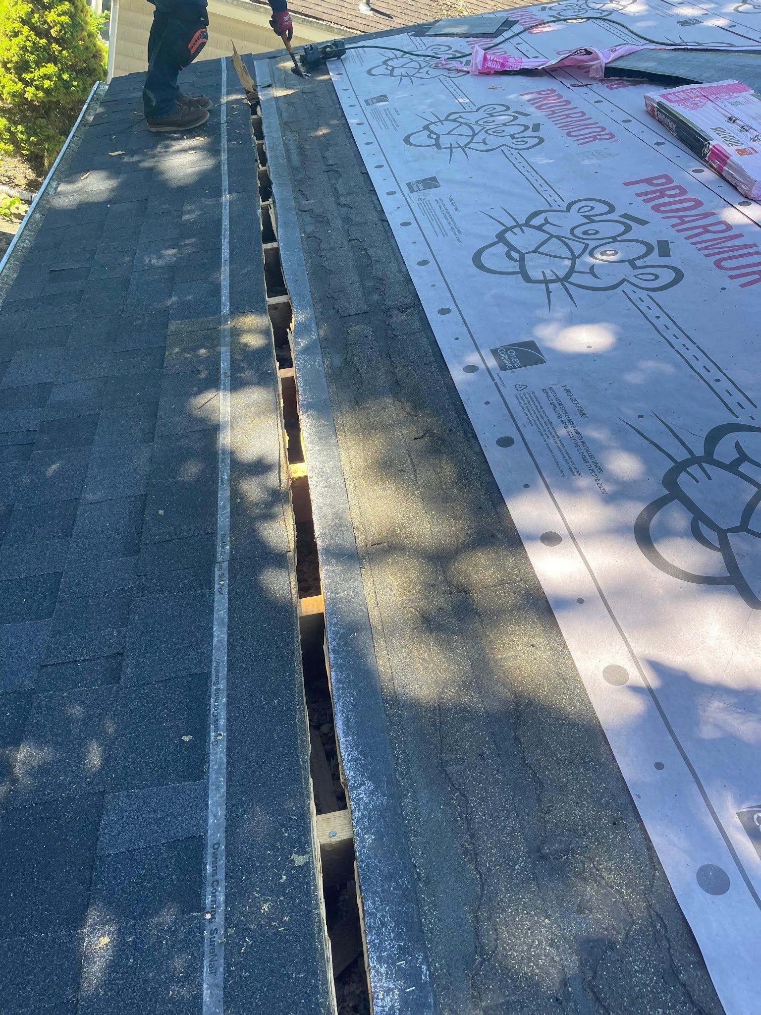 Roof Replacement using Owens Corning Tru Definitions by 180 Contractors