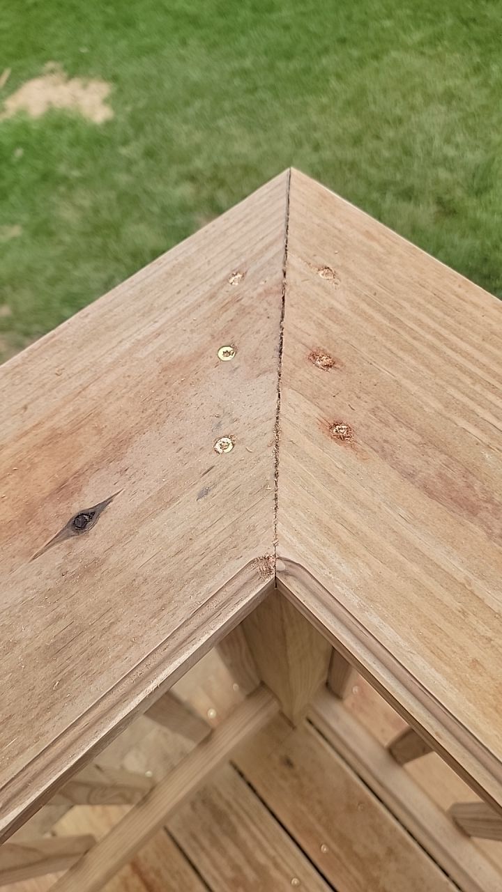 Deck Installation using Treated Lumber by Avalon Roofing and Exteriors