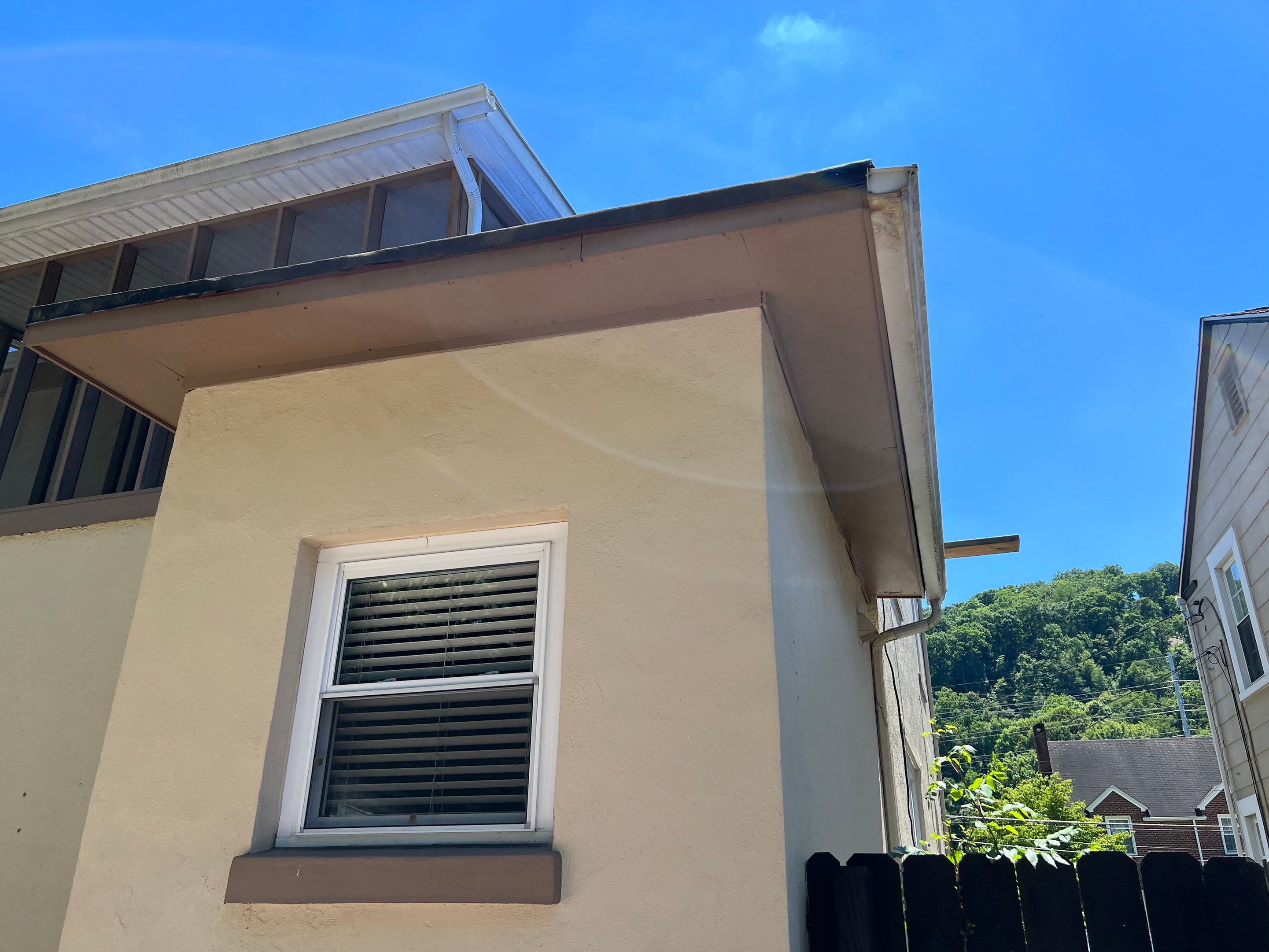 Rubber Roof and Gutter on Addition  by Secure Construction Company Inc