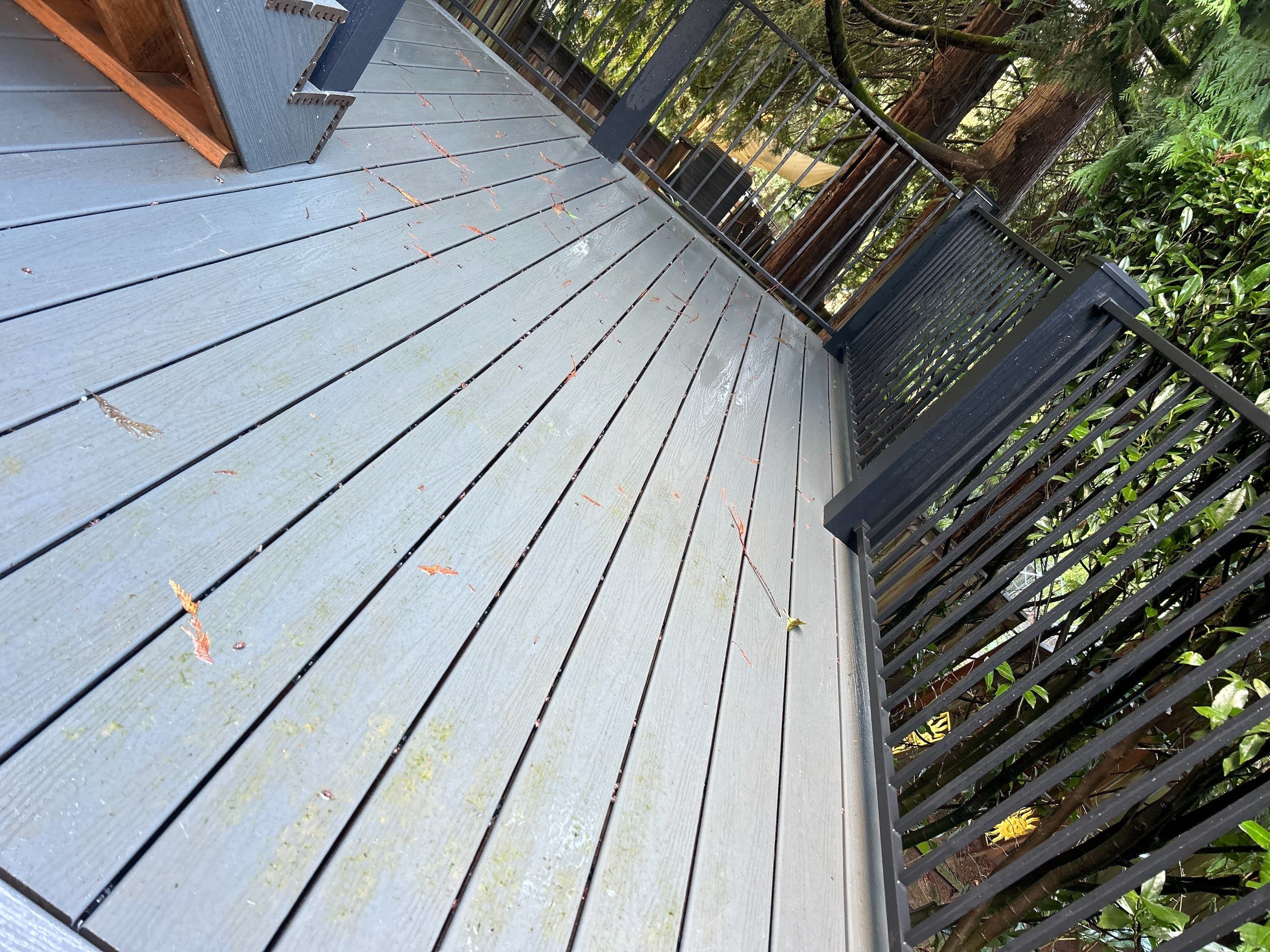Trex Clamshell Deck in POrtland by Valiant Roofing, LLC