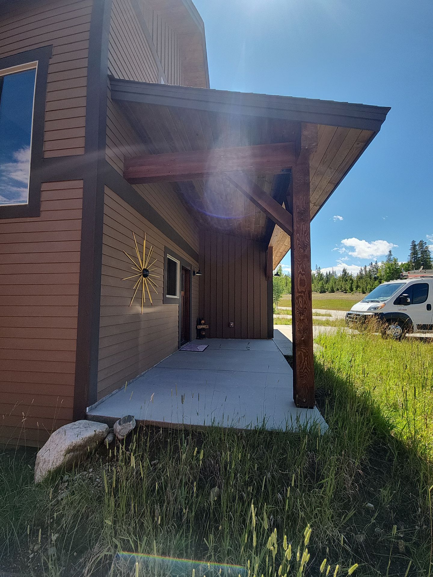 Exterior Painting Using Stain by Wheatley Creek Services