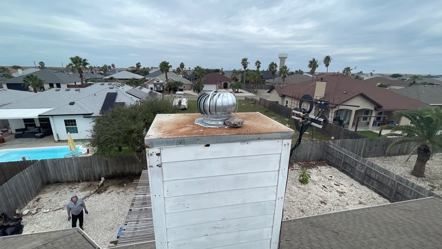 Residential Roofing Repair using Custom Fabricated Stainless Steel by Lighthouse Roofing