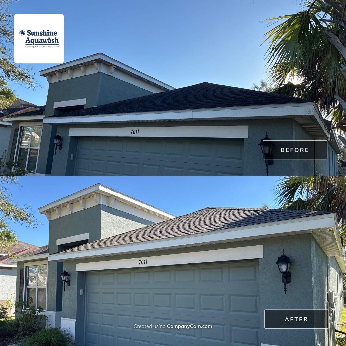 Asphalt Shingle Roof & Fascia Cleaning in Old Mill Preserve, Palmetto, FL | Sunshine AquaWash by Sunshine AquaWash