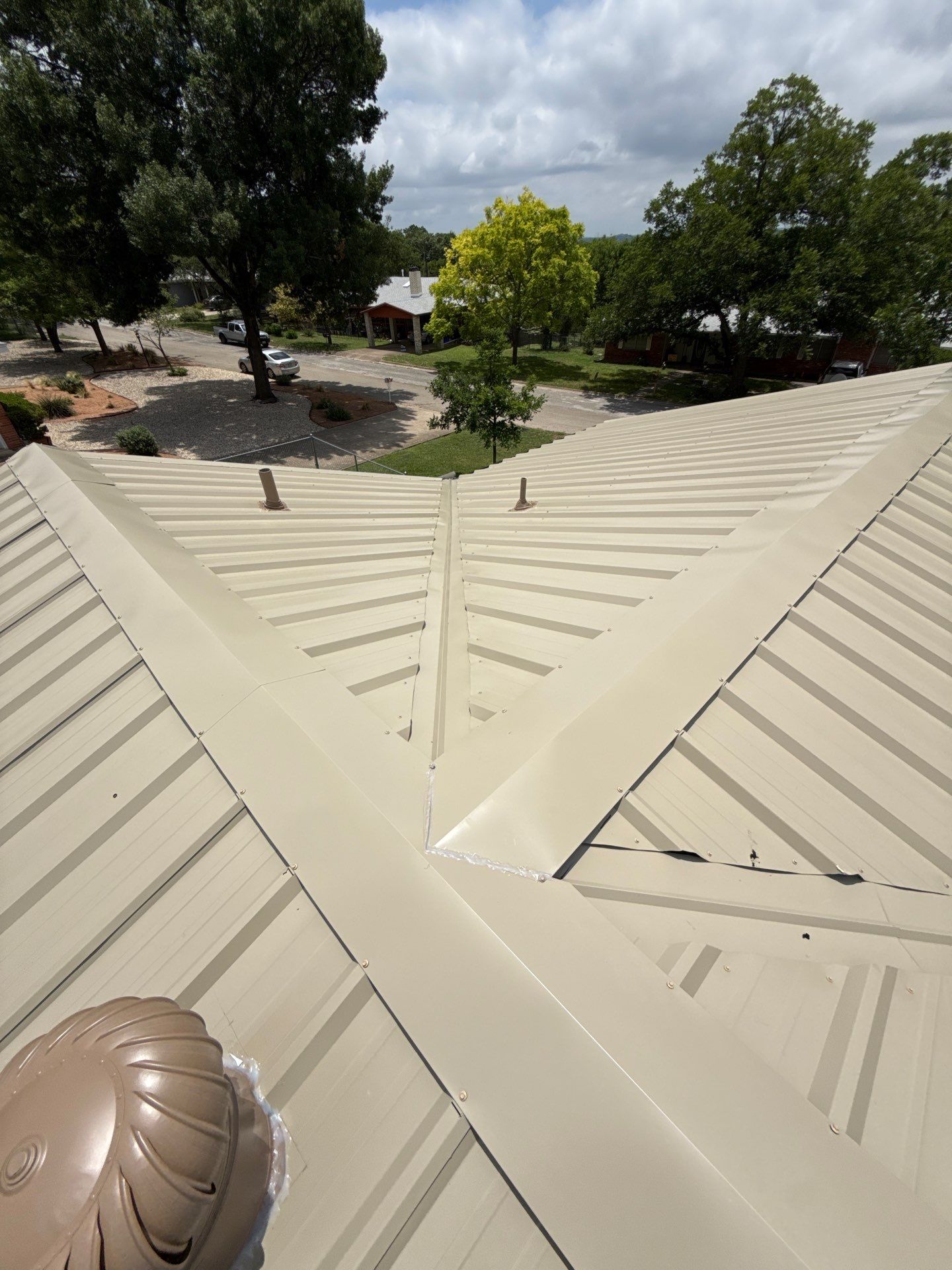 Residential Metal Roof Replacement and Custom Fascia Repair in Kerrville by Rich the Roofer LLC