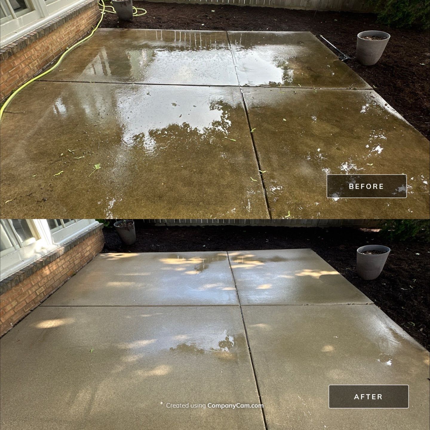Project in Kenosha by Simmons Power & Soft Washing