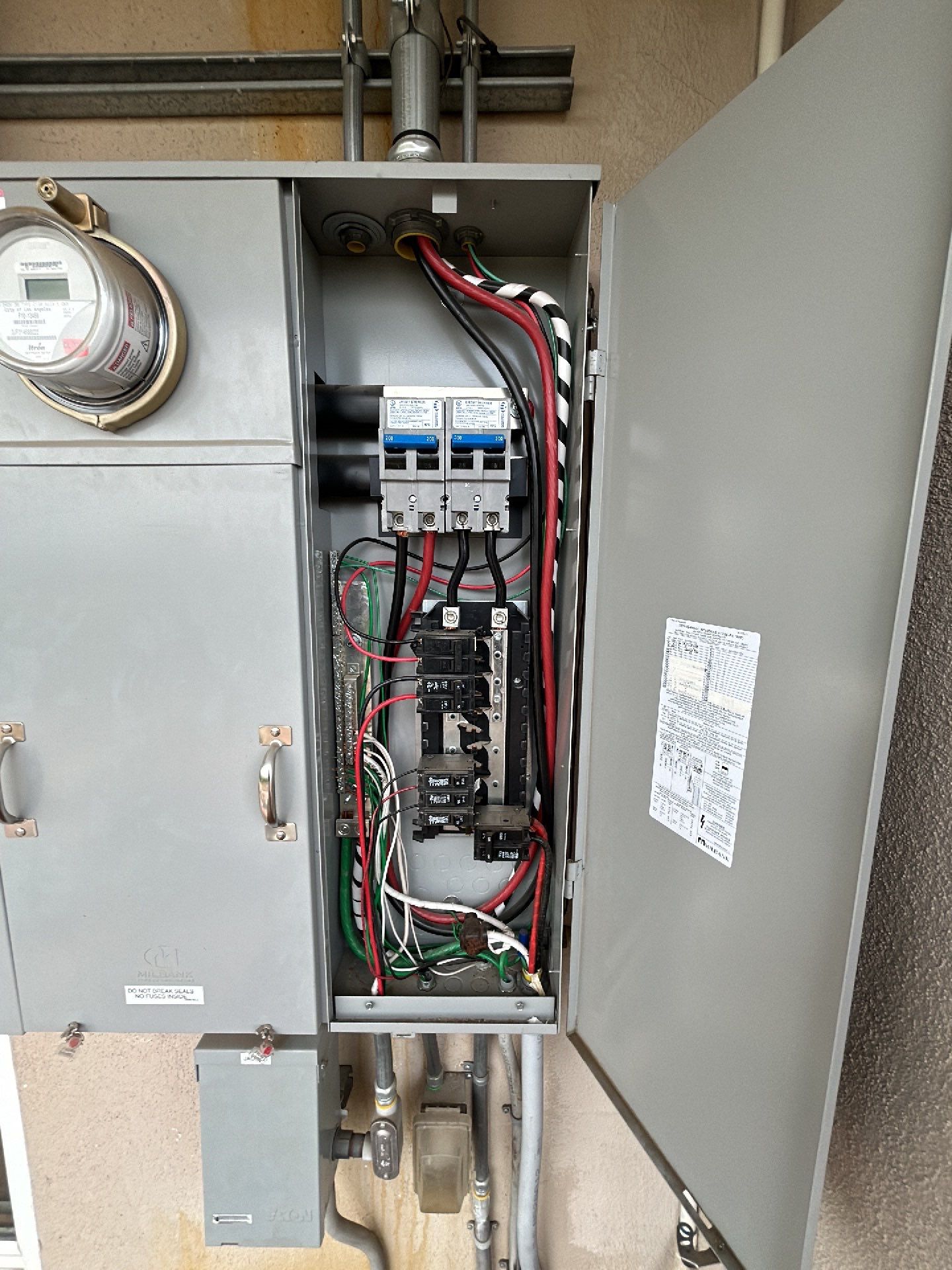 Solar Panel Installation and 200-Amp Electrical Service Upgrade in Los Angeles by AWS Solar