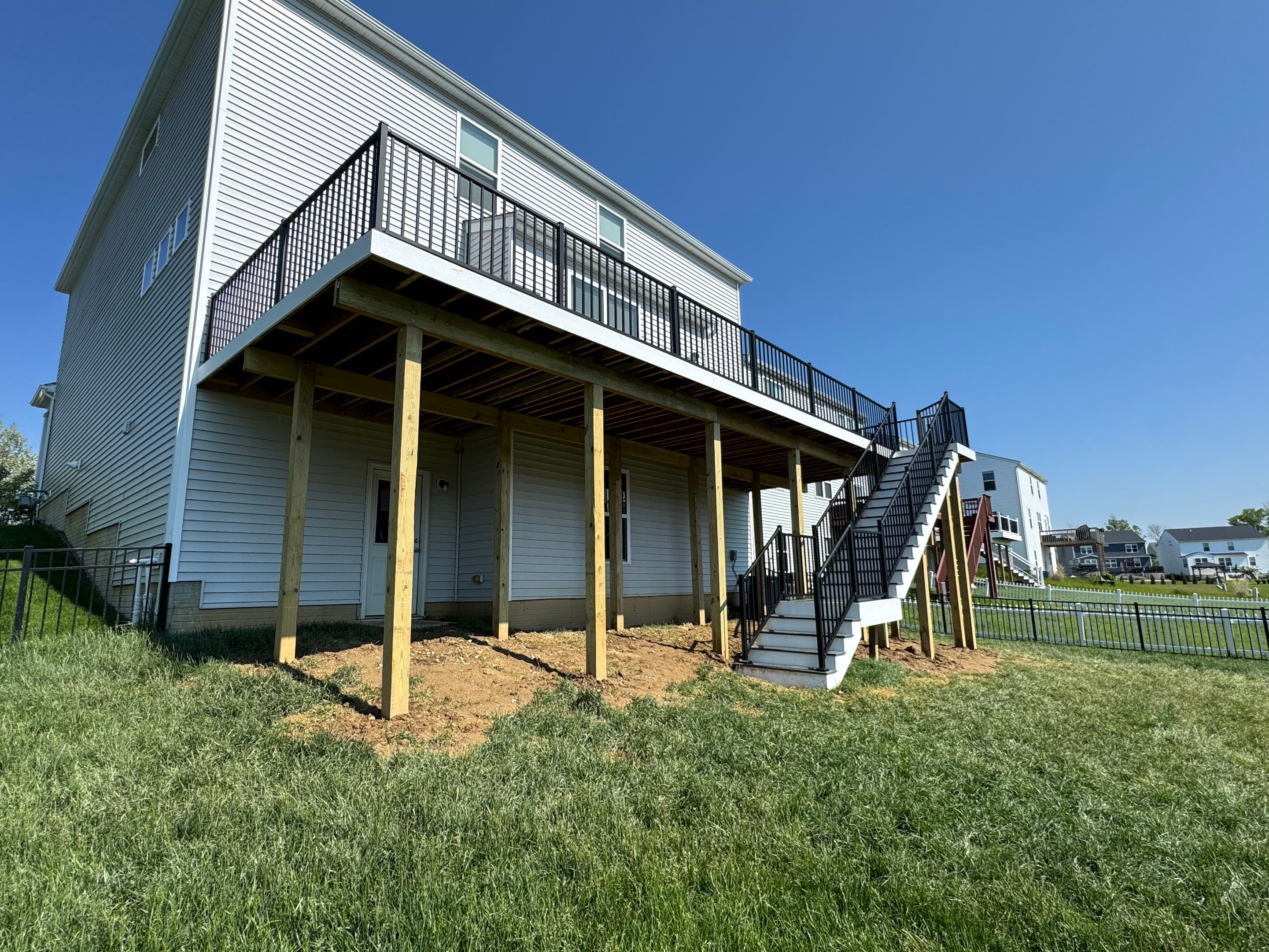 Elevated Deck in Westerville by The Exterior Living Company LLC