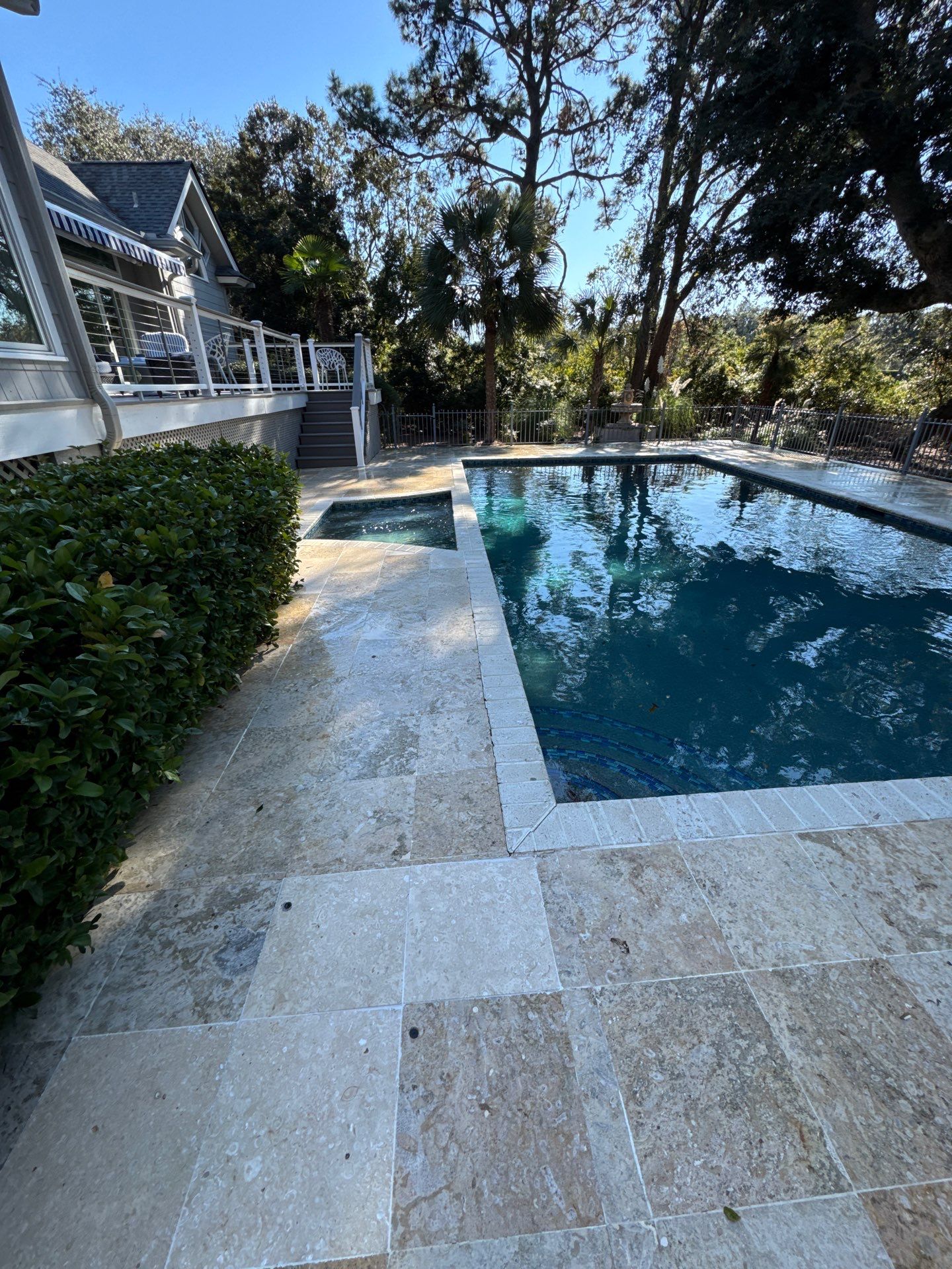 Travertine using Concrete Sealant by DuraSeal