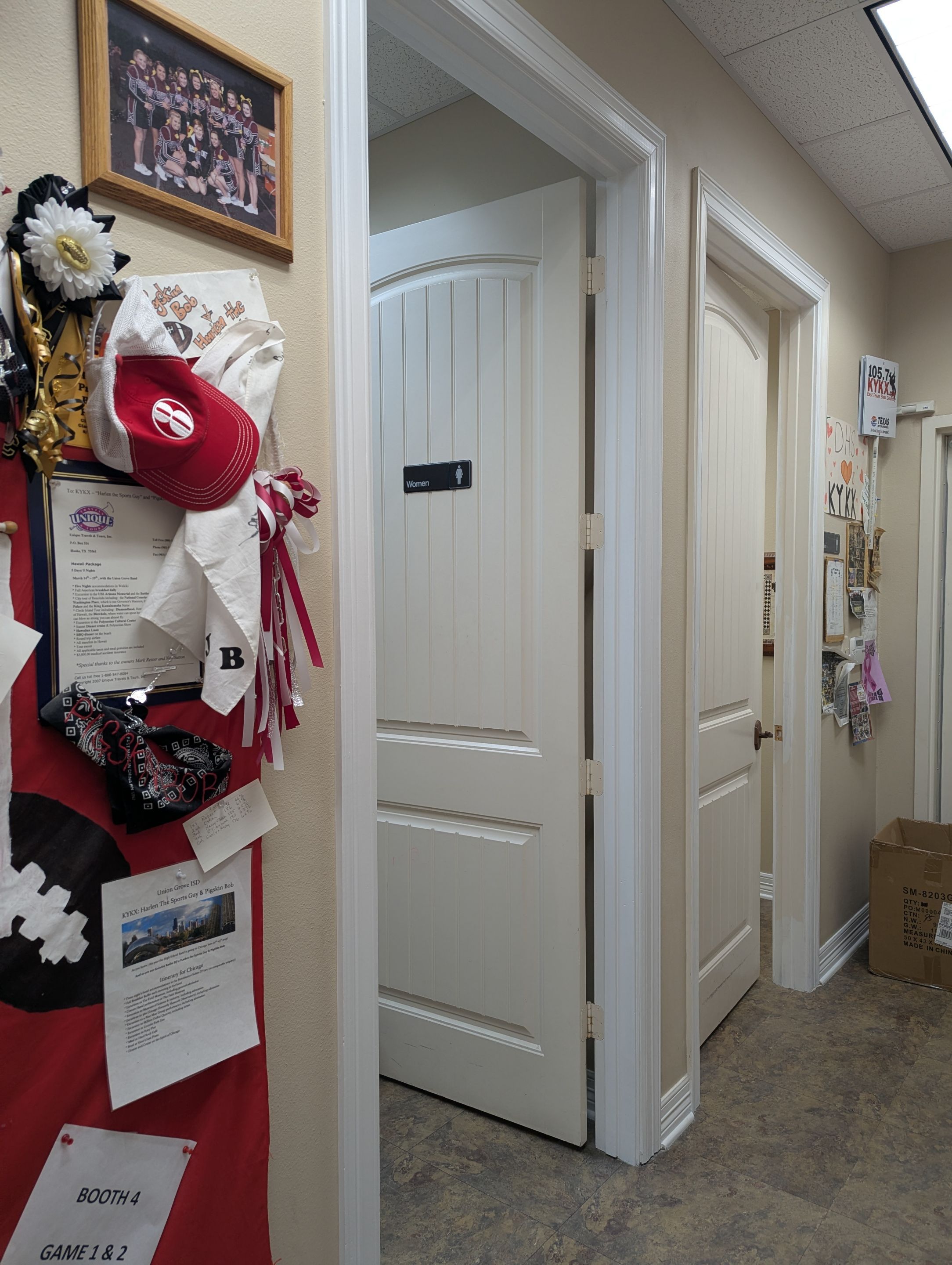 Commercial Interior Painting at KYKX 105.7 in Longview, TX by Quality Coats Painting